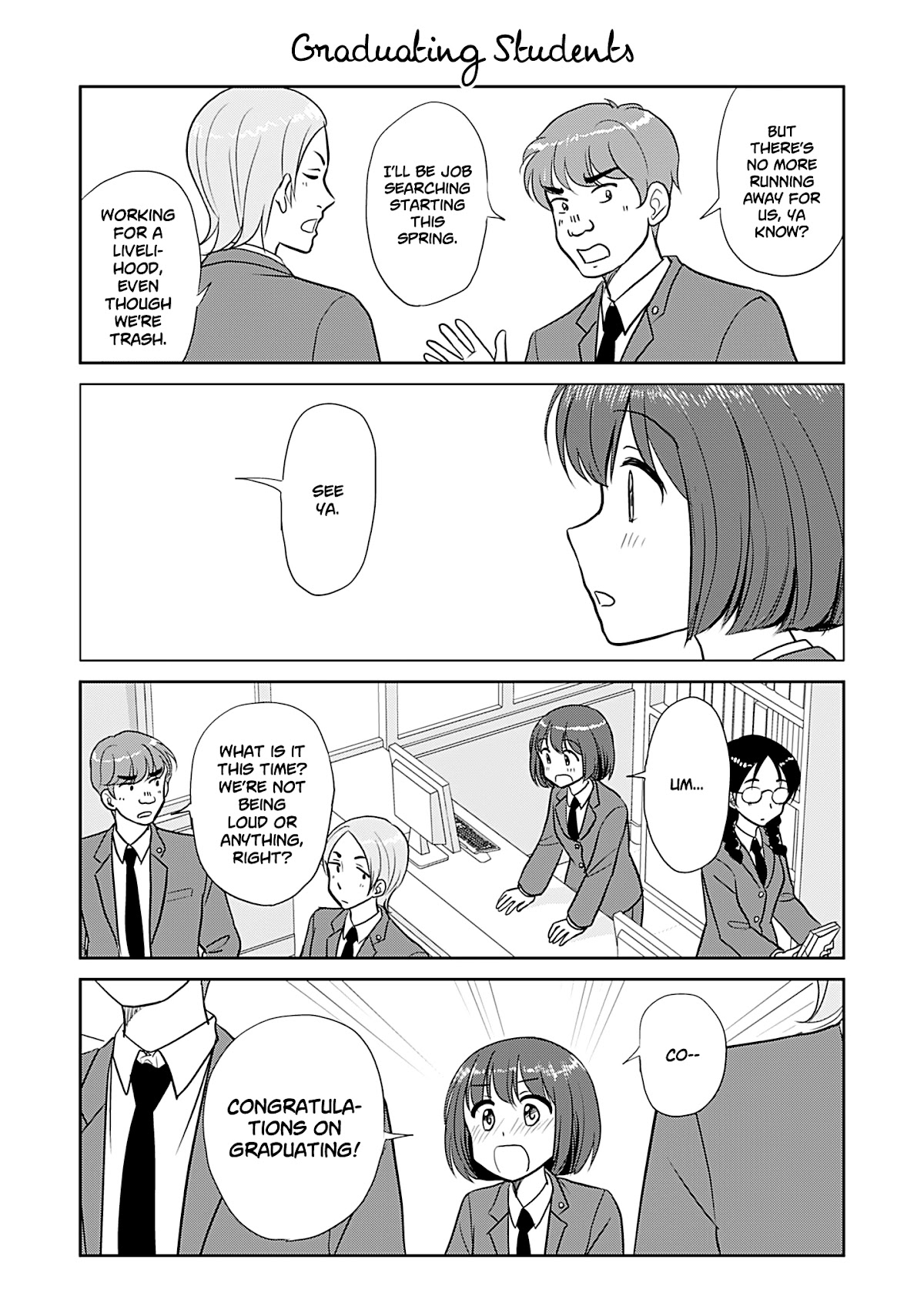 Otome Danshi ni Koisuru Otome Chapter 238 page 1 - Chapter 238: Graduating Students