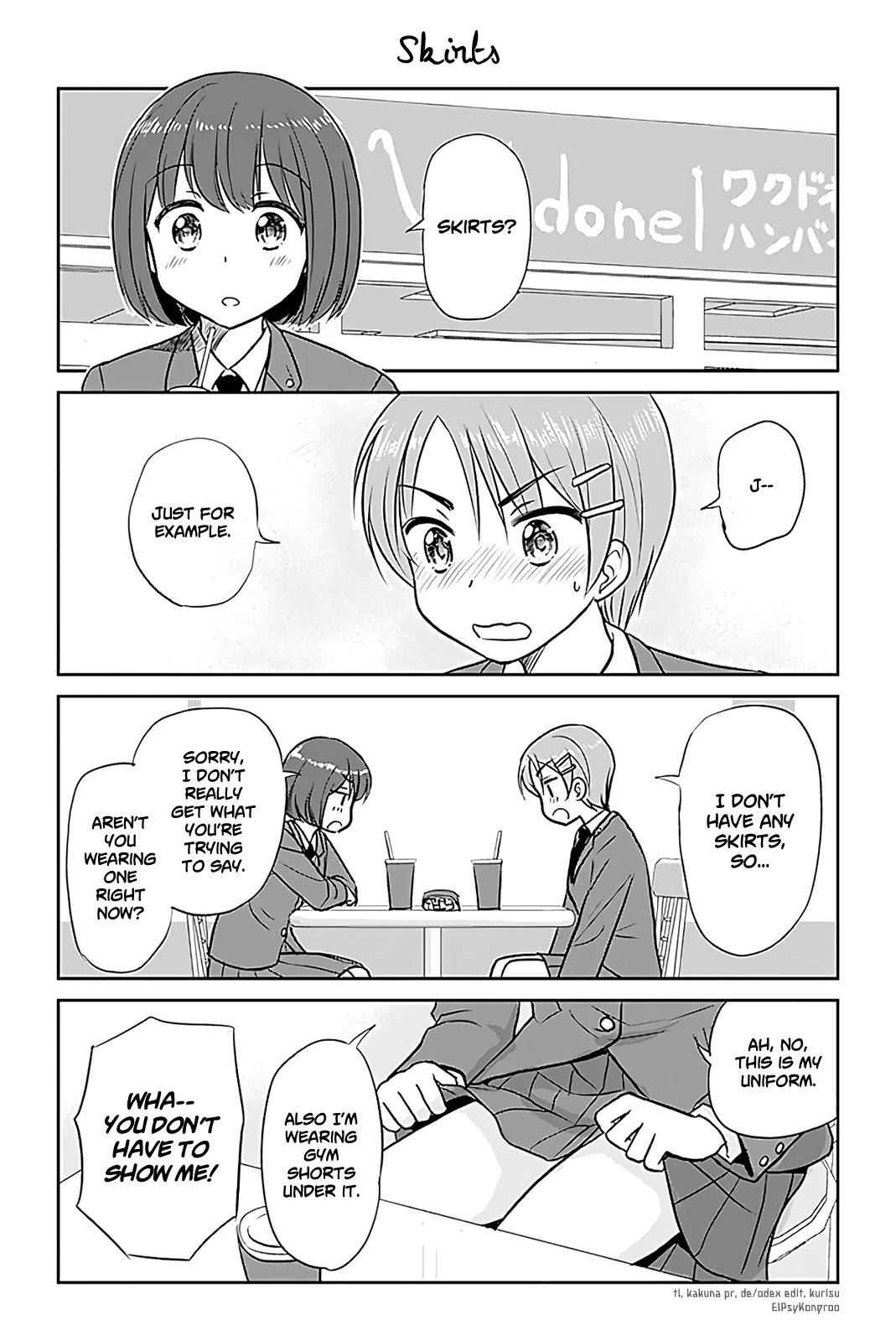 Otome Danshi ni Koisuru Otome Chapter 243 page 1 - Chapter 243: Skirts