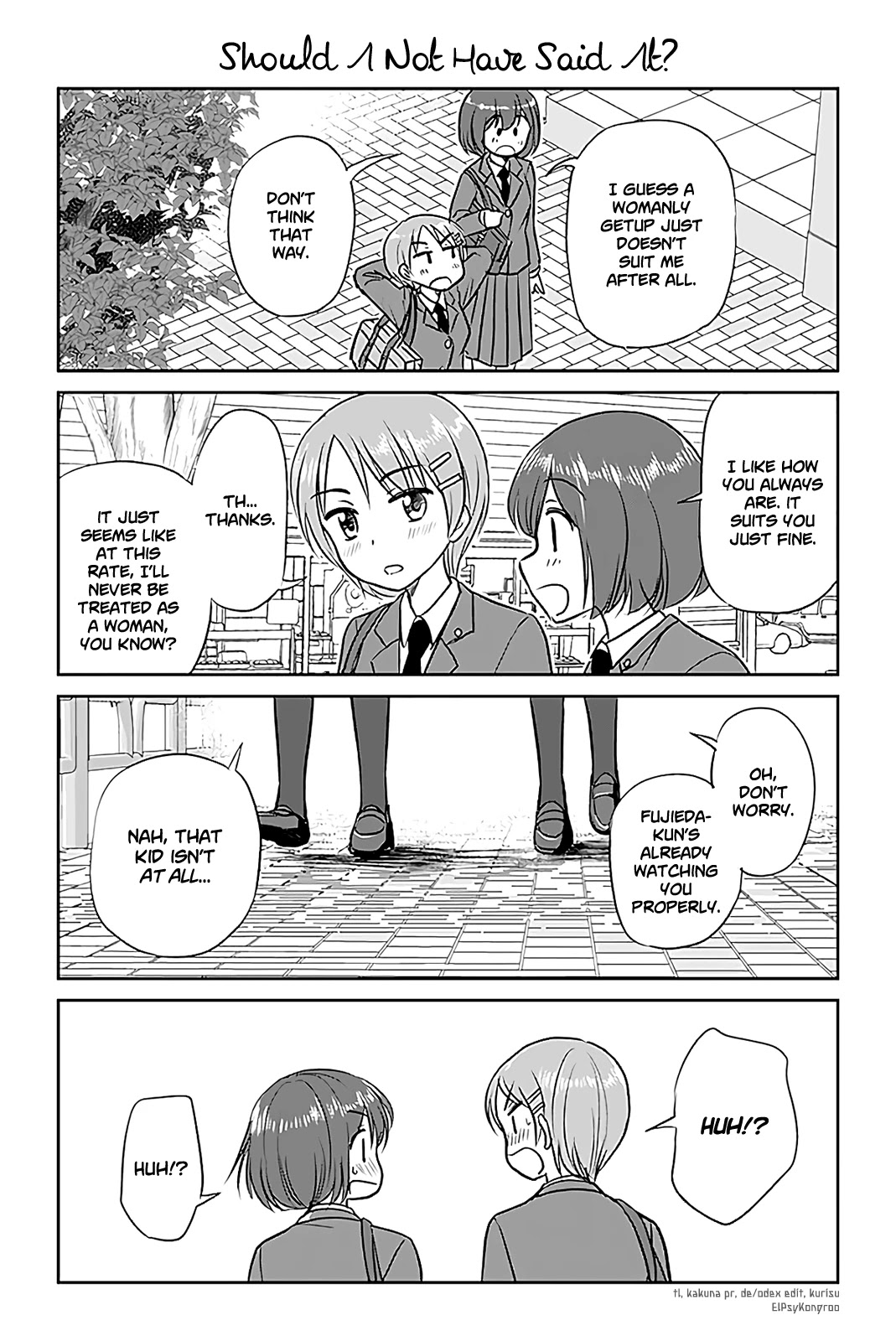 Otome Danshi ni Koisuru Otome Chapter 247 page 1 - Chapter 247: Should I Not Have Said It?