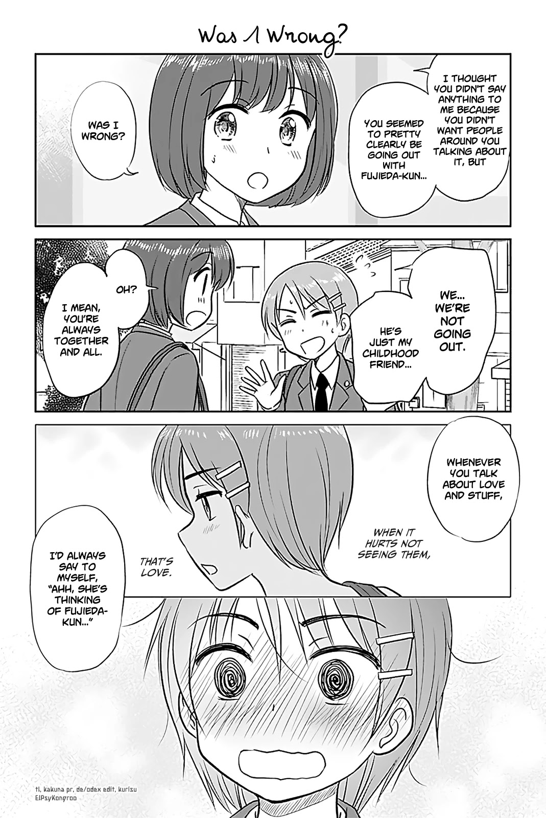 Otome Danshi ni Koisuru Otome Chapter 248 page 1 - Chapter 248: Was I Wrong?