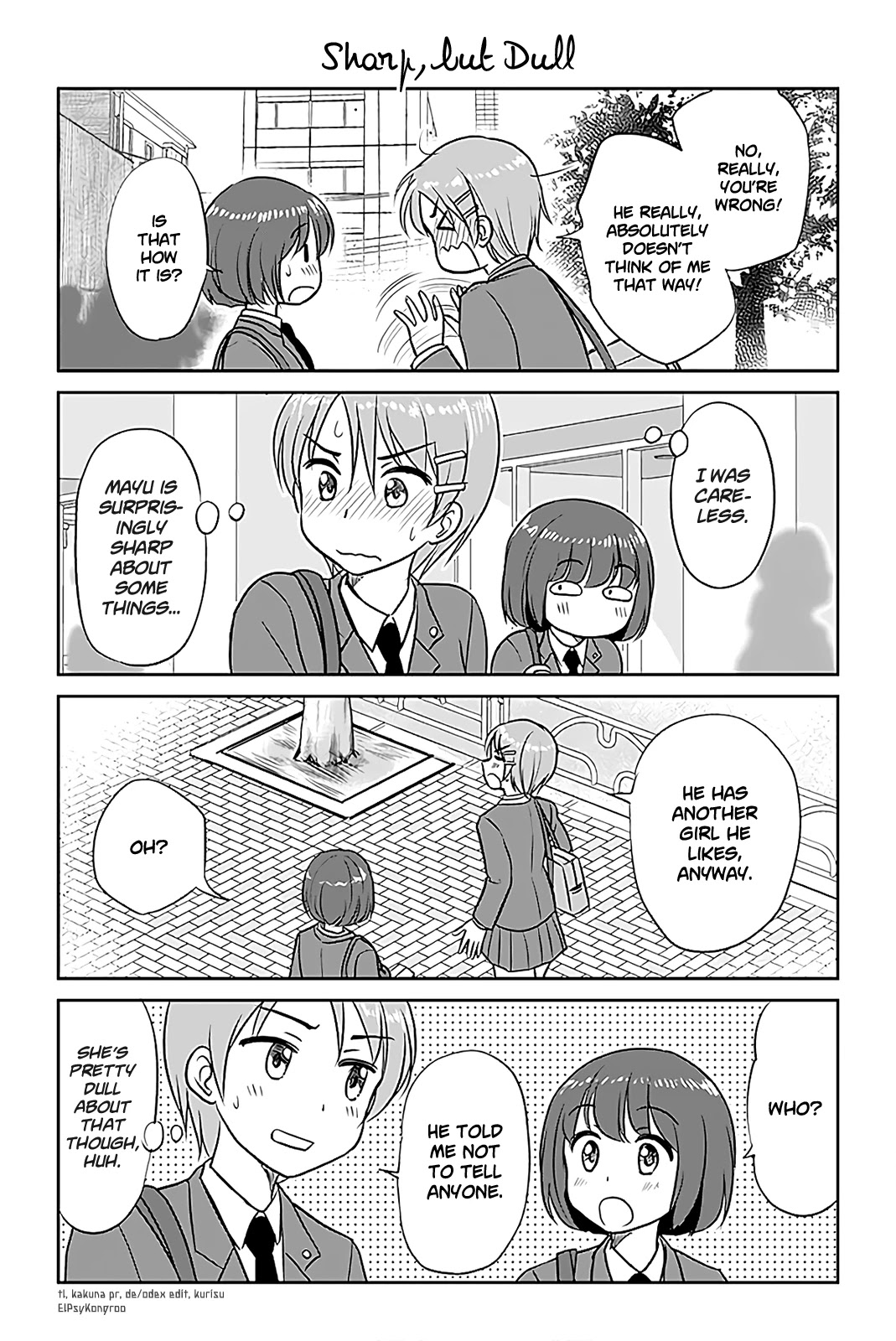 Otome Danshi ni Koisuru Otome Chapter 249 page 1 - Chapter 249: Sharp, but Dull