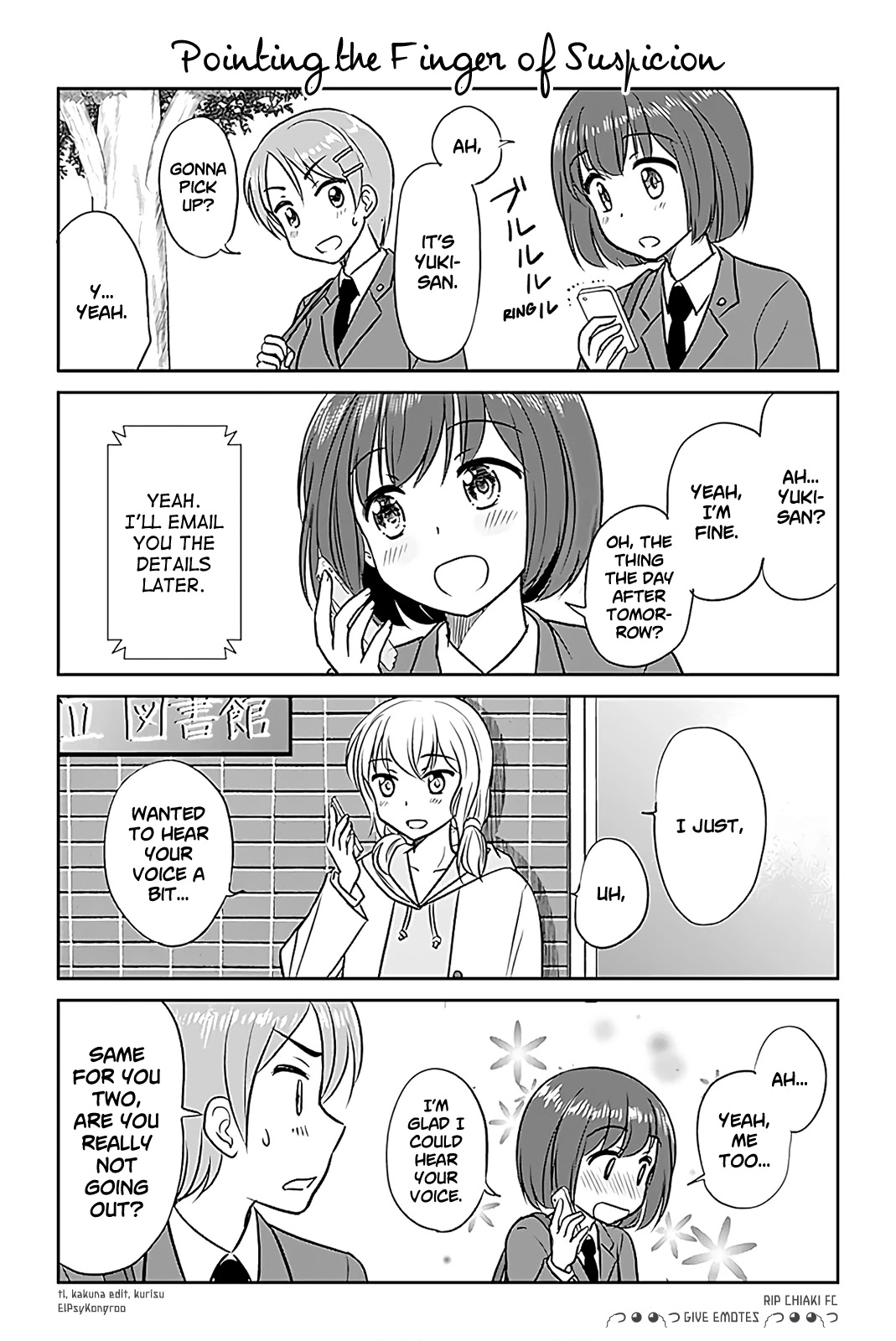 Otome Danshi ni Koisuru Otome Chapter 250 page 1 - Chapter 250: Pointing the Finger of Suspicion