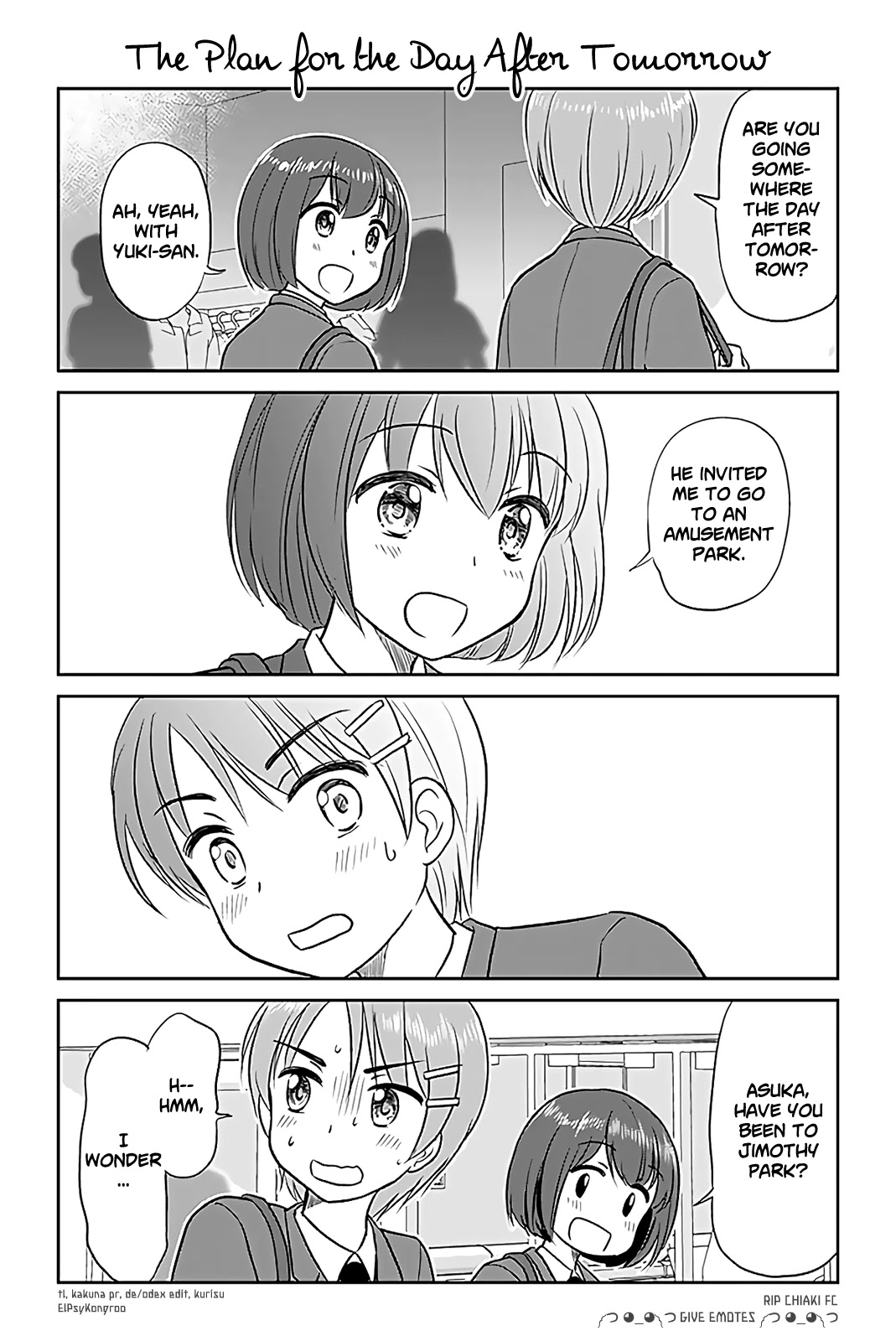 Otome Danshi ni Koisuru Otome Chapter 251 page 1 - Chapter 251: The Plan for the Day After Tomorrow