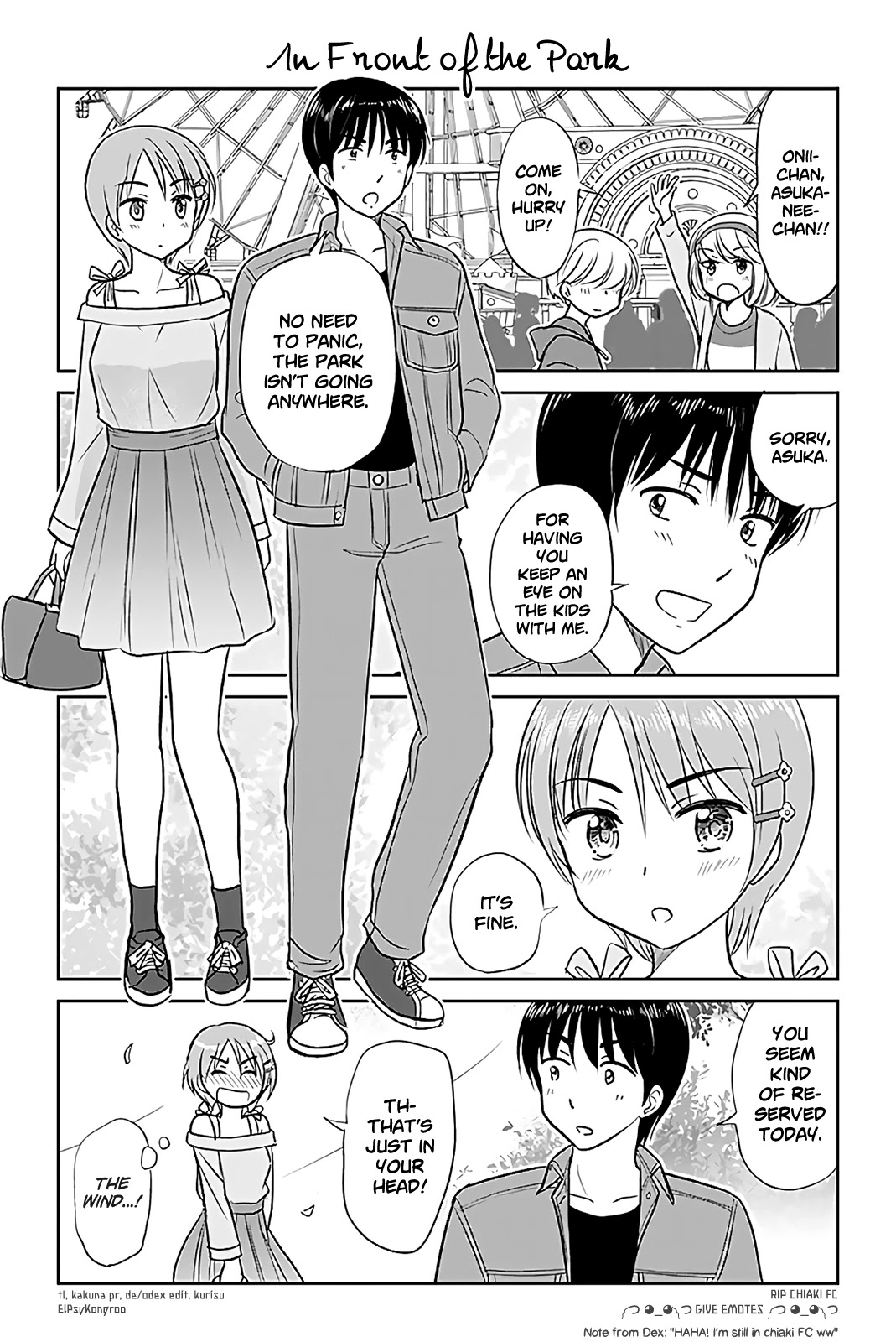 Otome Danshi ni Koisuru Otome Chapter 252 page 1 - Chapter 252: In Front of the Park