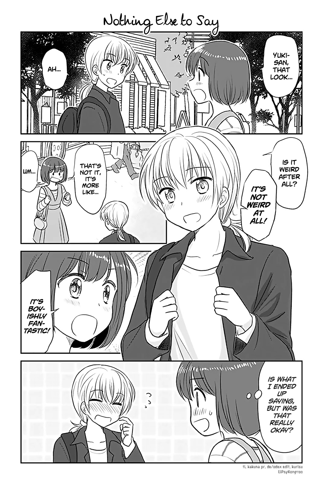 Otome Danshi ni Koisuru Otome Chapter 258 page 1 - Chapter 258: Nothing Else to Say