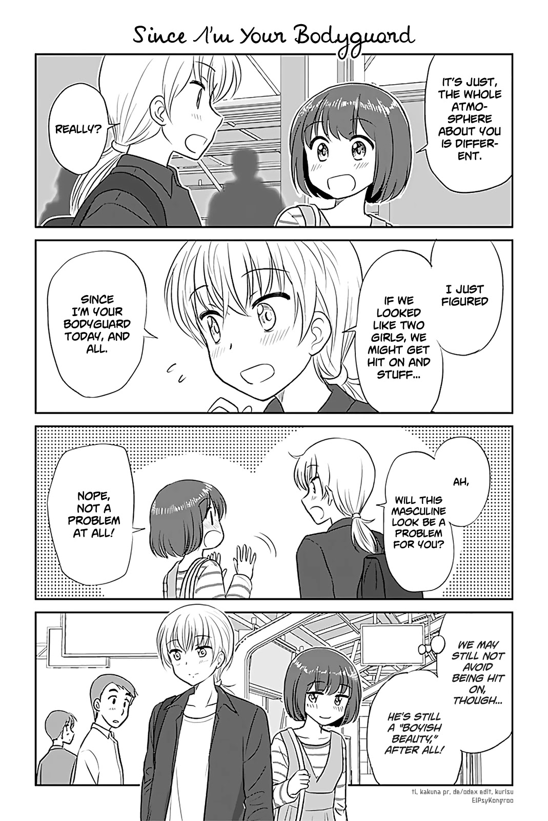 Otome Danshi ni Koisuru Otome Chapter 259 page 1 - Chapter 259: Since I'm Your Bodyguard