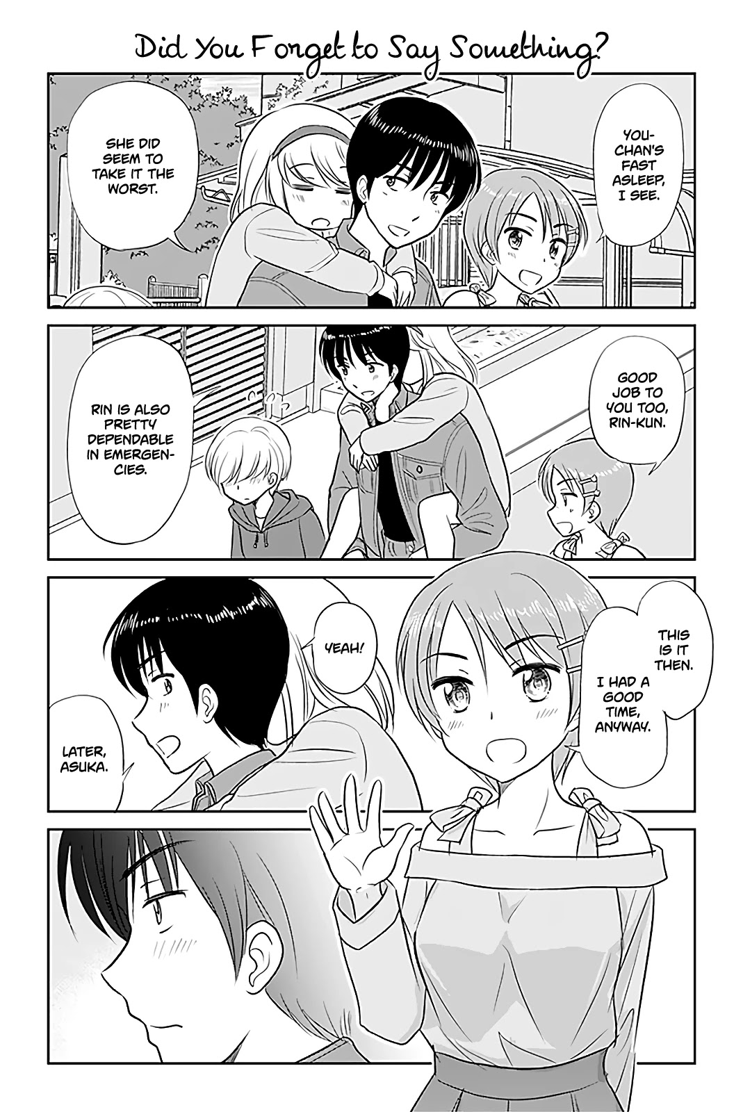 Otome Danshi ni Koisuru Otome Chapter 293 page 1 - Chapter 293: Did You Forget to Say Something?
