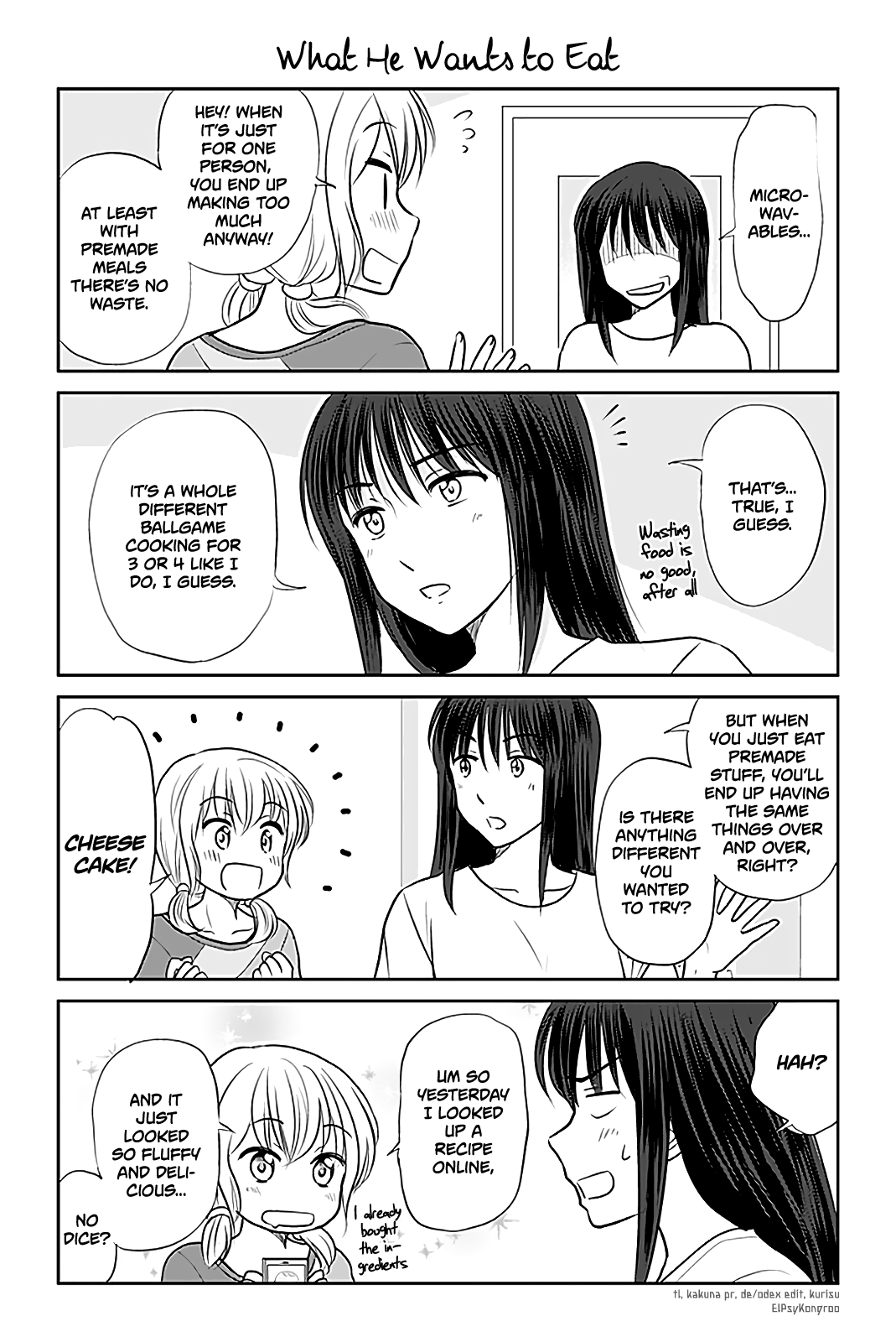 Otome Danshi ni Koisuru Otome Chapter 299 page 1 - Chapter 299: What He Wants to Eat