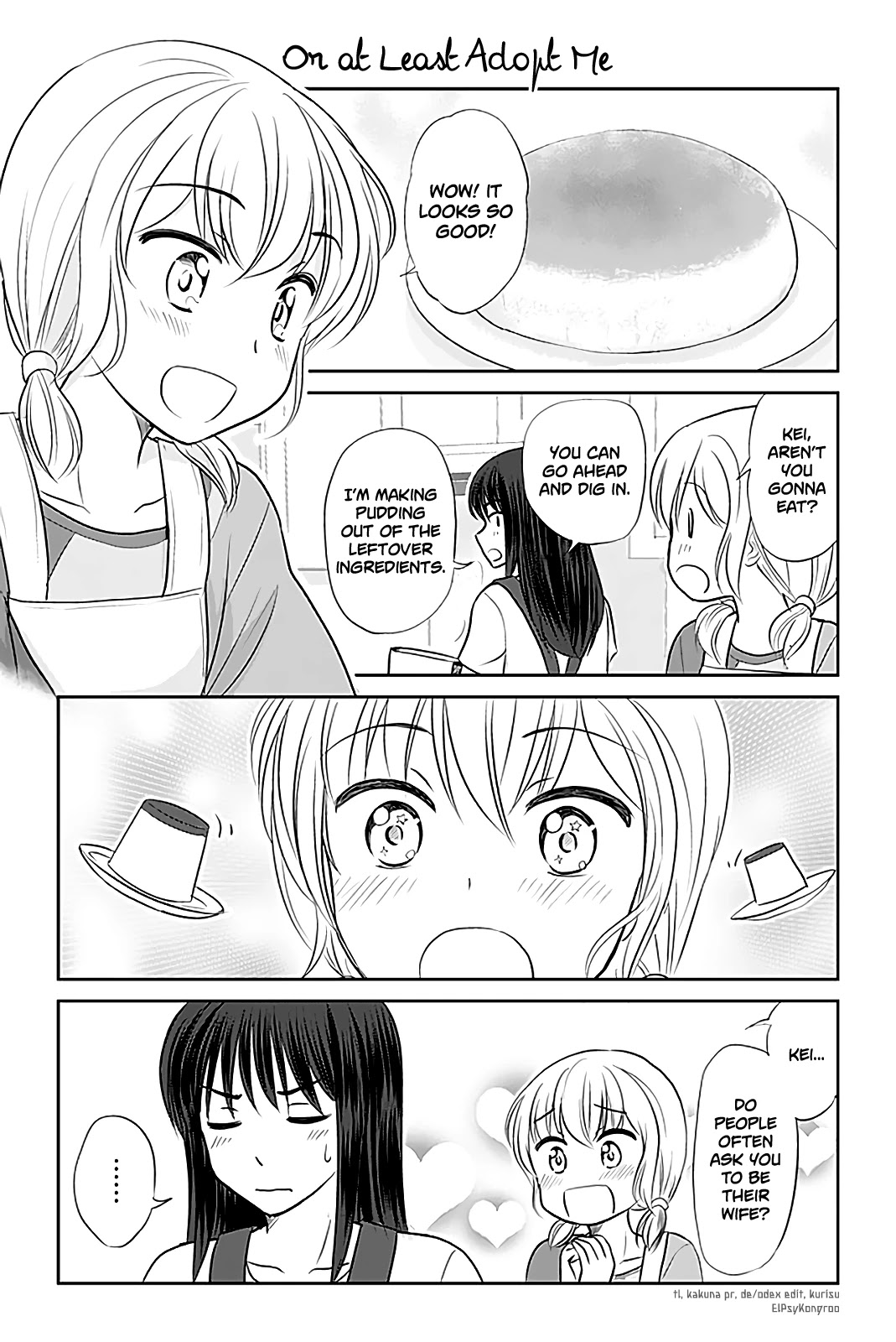 Otome Danshi ni Koisuru Otome Chapter 301 page 1 - Chapter 301: Or at Least Adopt Me