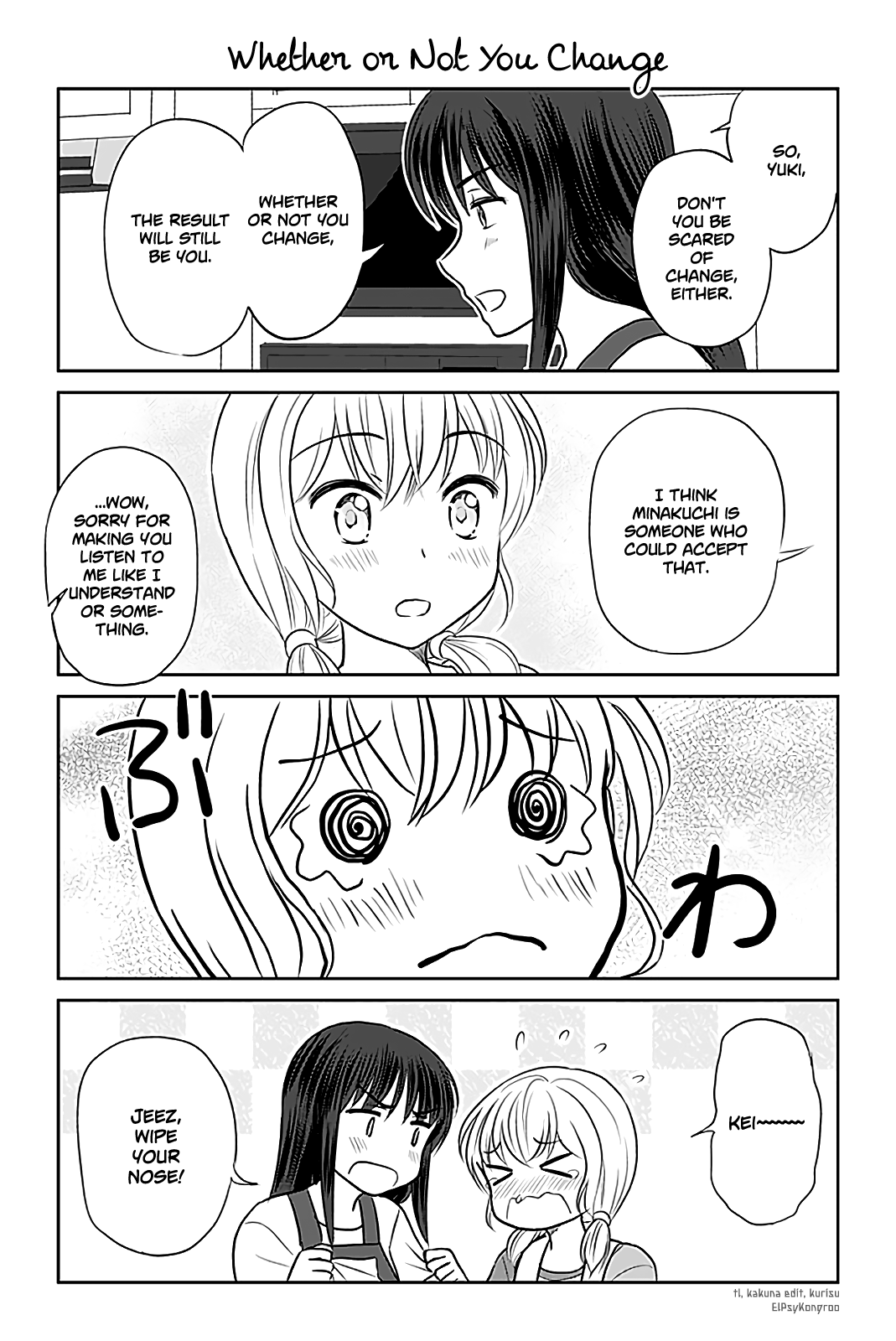 Otome Danshi ni Koisuru Otome Chapter 308 page 1 - Chapter 308: Whether or Not You Change