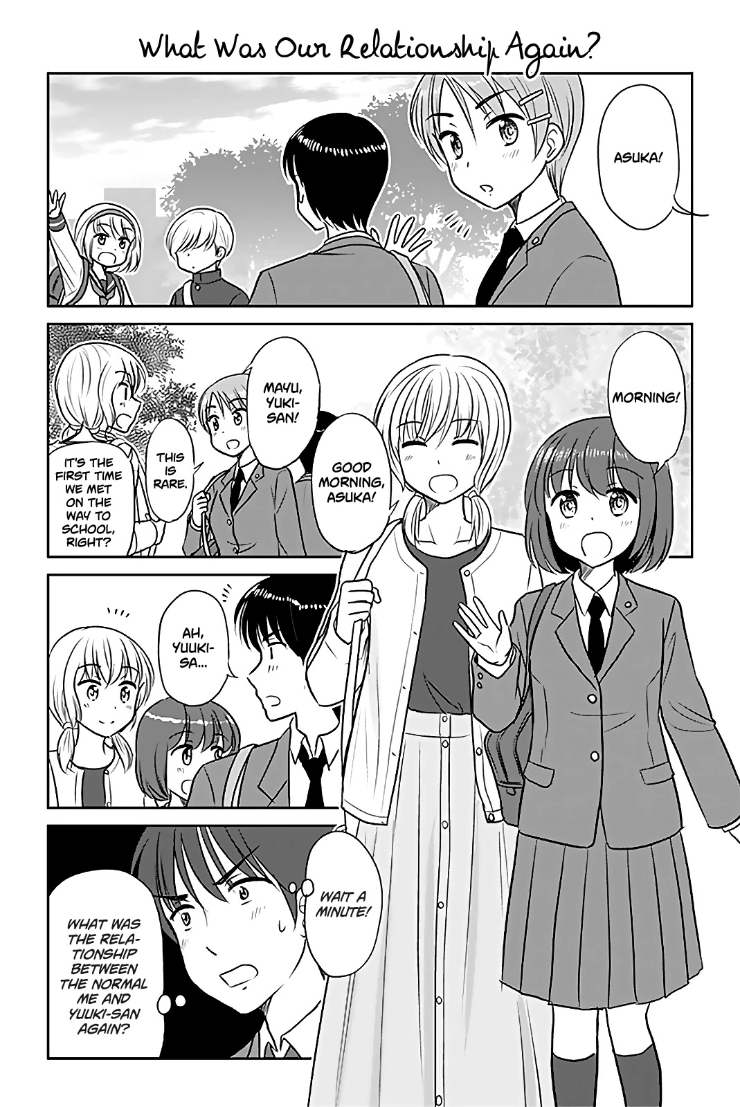Otome Danshi ni Koisuru Otome Chapter 313 page 1 - Chapter 313: What Was Our Relationship Like Again?