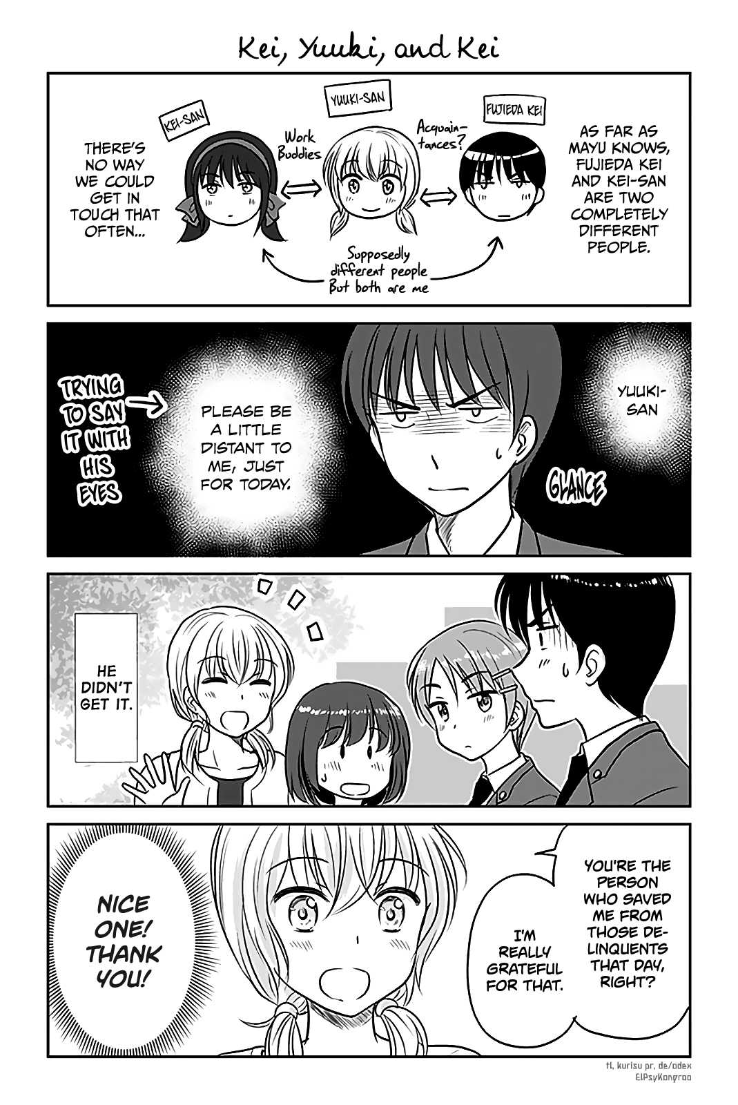 Otome Danshi ni Koisuru Otome Chapter 314 page 1 - Chapter 314: Kei, Yuuki, and Kei