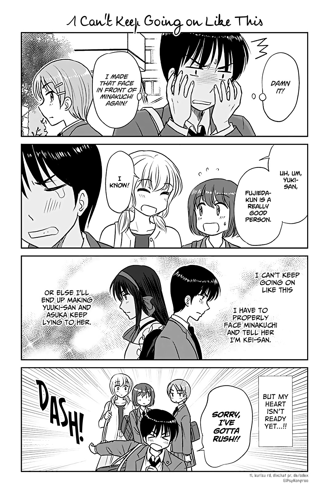 Otome Danshi ni Koisuru Otome Chapter 315 page 1 - Chapter 315: I Can't Keep Going on Like This