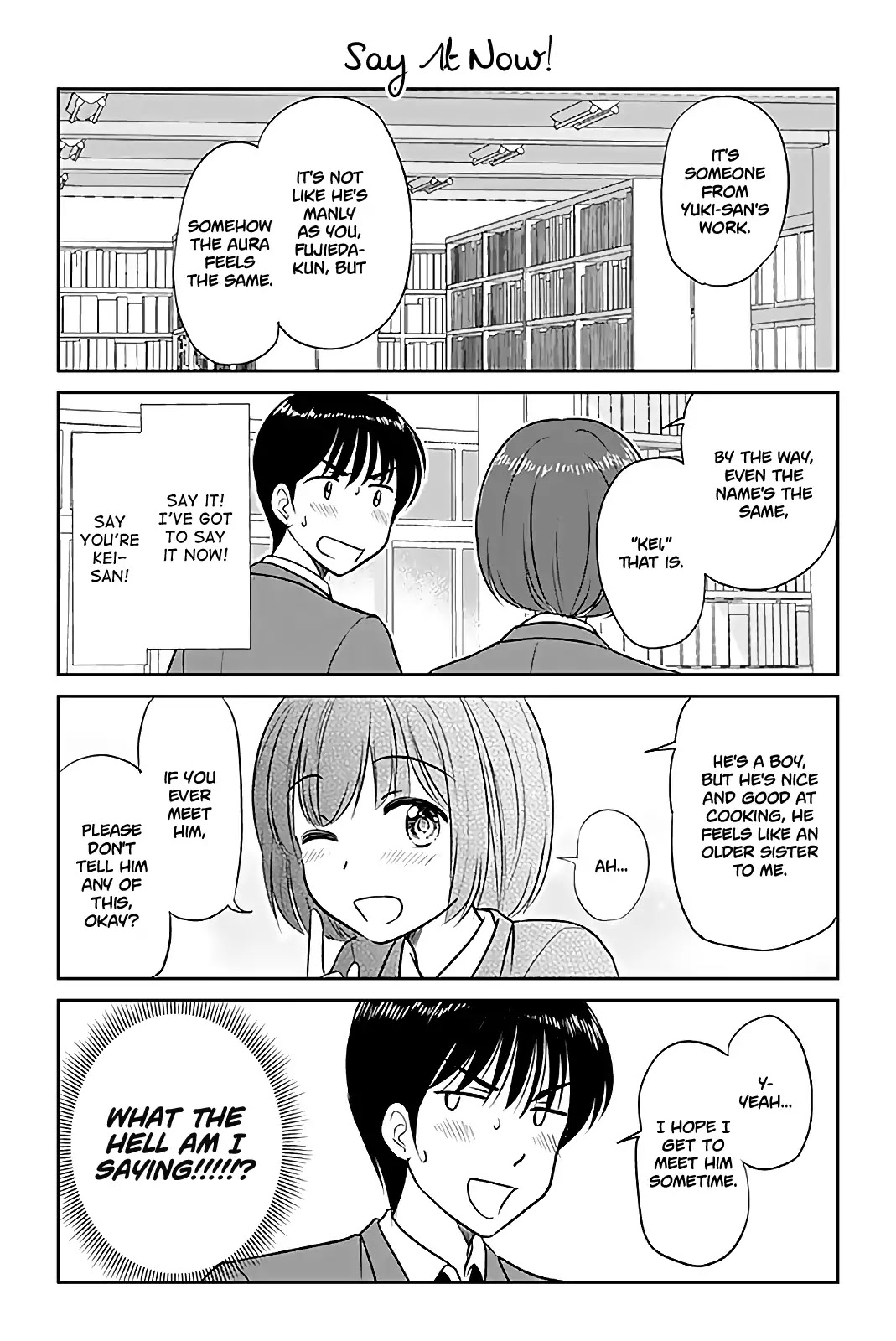 Otome Danshi ni Koisuru Otome Chapter 322 page 1 - Chapter 322: Say It Now!