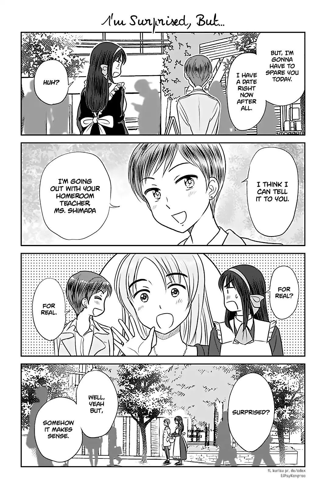 Otome Danshi ni Koisuru Otome Chapter 330 page 1 - Chapter 330: I'm Surprised, But...