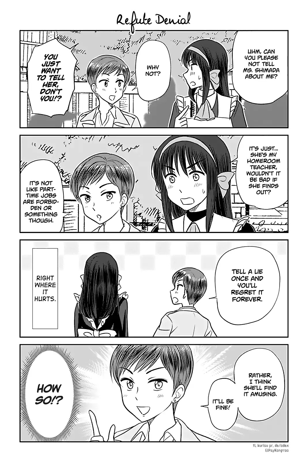 Otome Danshi ni Koisuru Otome Chapter 331 page 1 - Chapter 331: Refute Denial