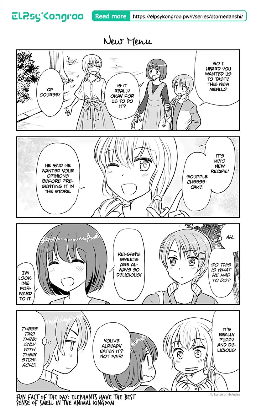 Otome Danshi ni Koisuru Otome Chapter 341 page 1 - Chapter 341: New Menu