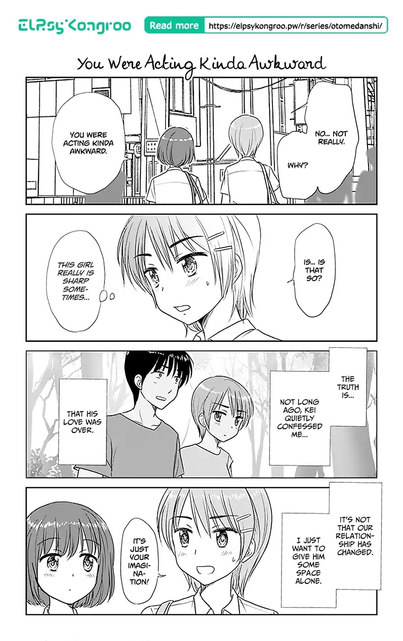 Otome Danshi ni Koisuru Otome Chapter 364 page 1 - Chapter 364: You Were Acting Kinda Awkward