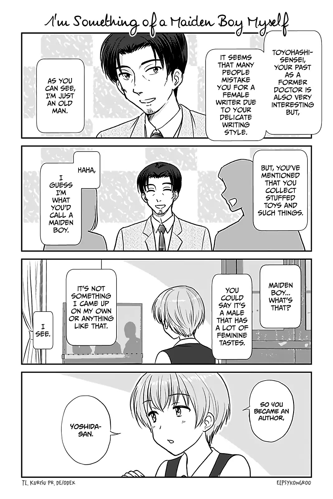 Otome Danshi ni Koisuru Otome Chapter 384 page 1 - Chapter 384: I'm Something of a Maiden Boy Myself