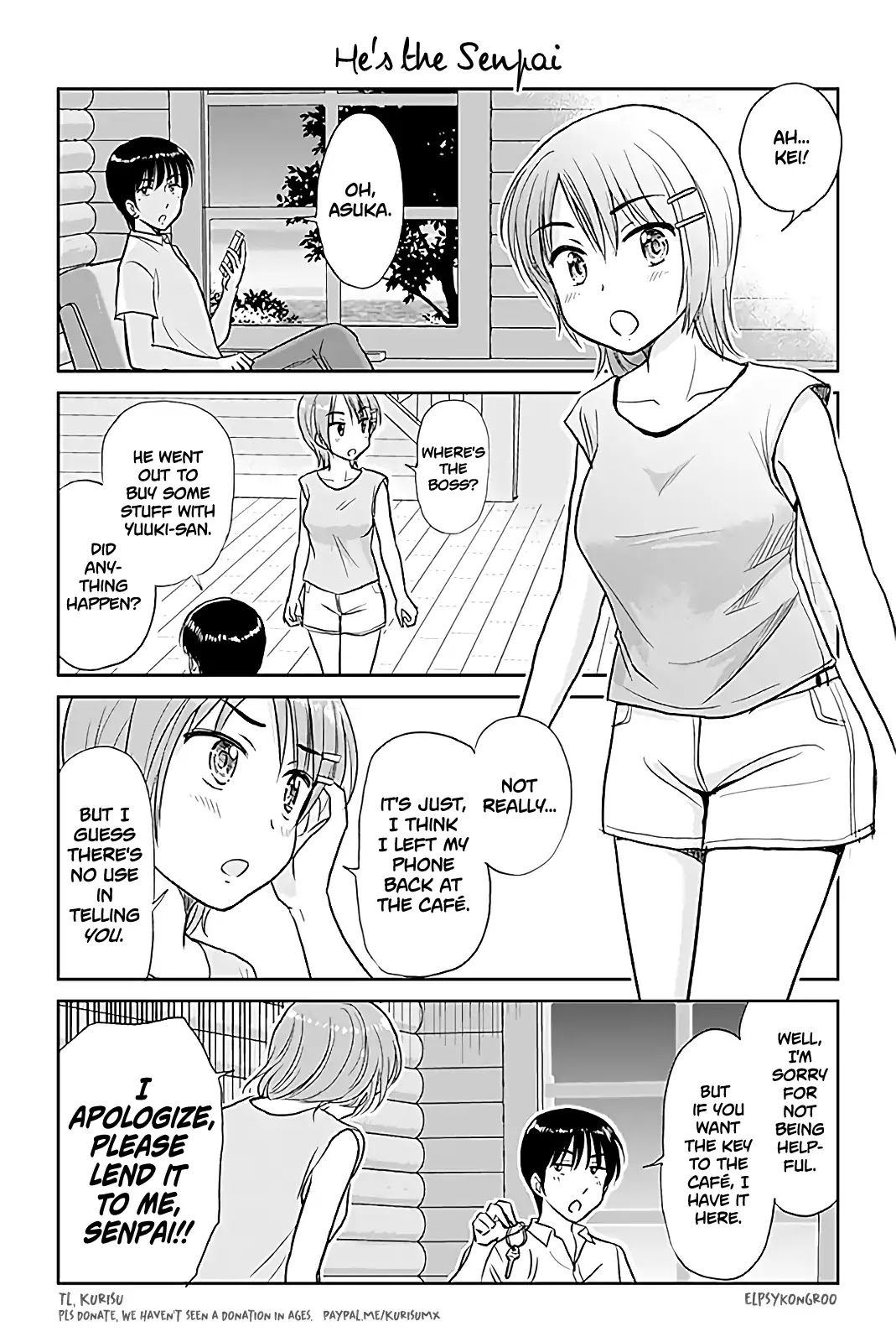Otome Danshi ni Koisuru Otome Chapter 408 page 1 - Chapter 408: He's the Senpai