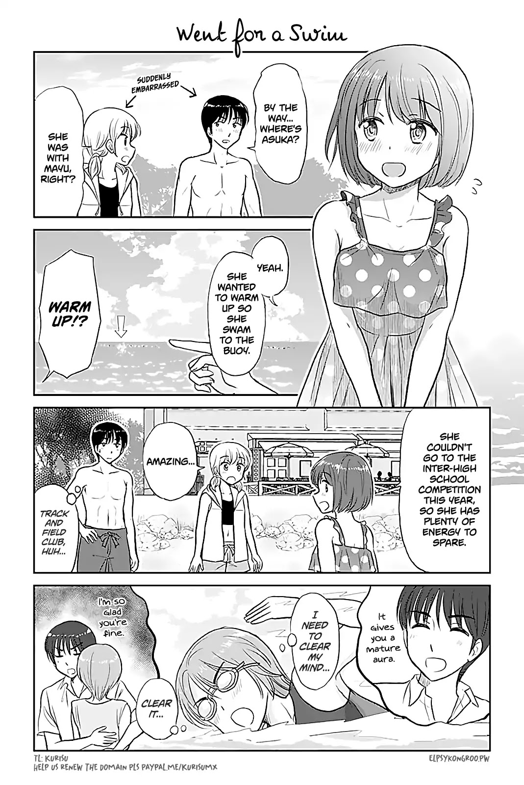 Otome Danshi ni Koisuru Otome Chapter 425 page 1 - Chapter 425: Went for a Swim