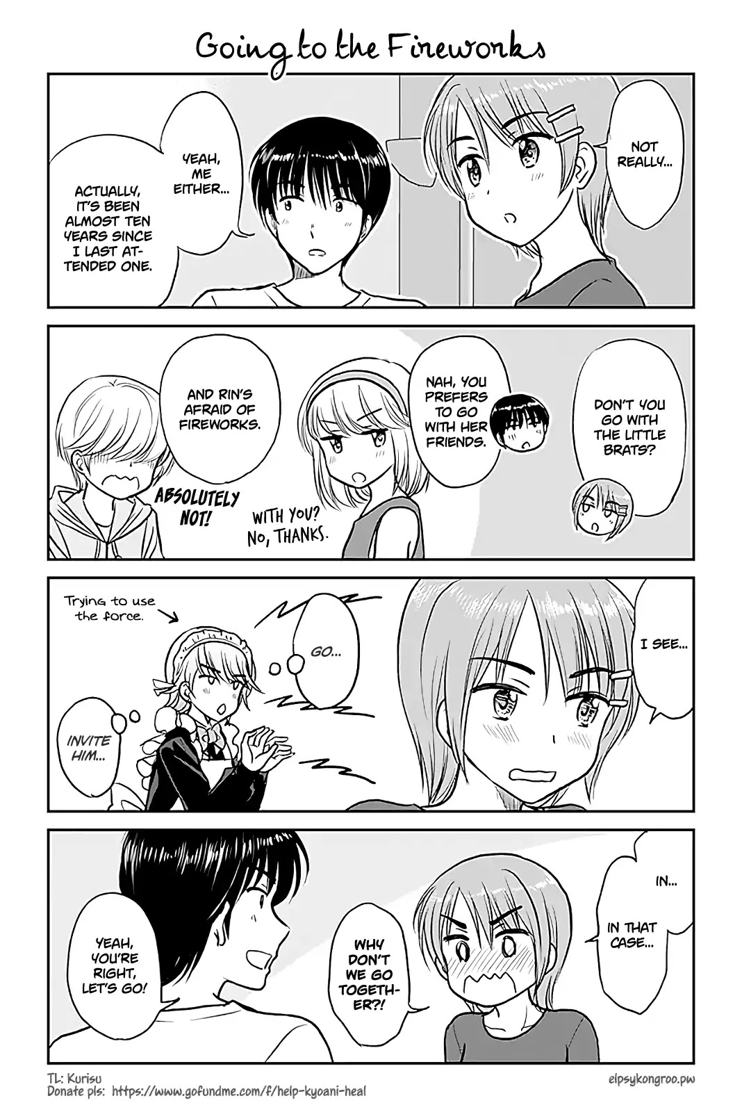 Otome Danshi ni Koisuru Otome Chapter 453 page 1 - Chapter 453: Going to the Fireworks