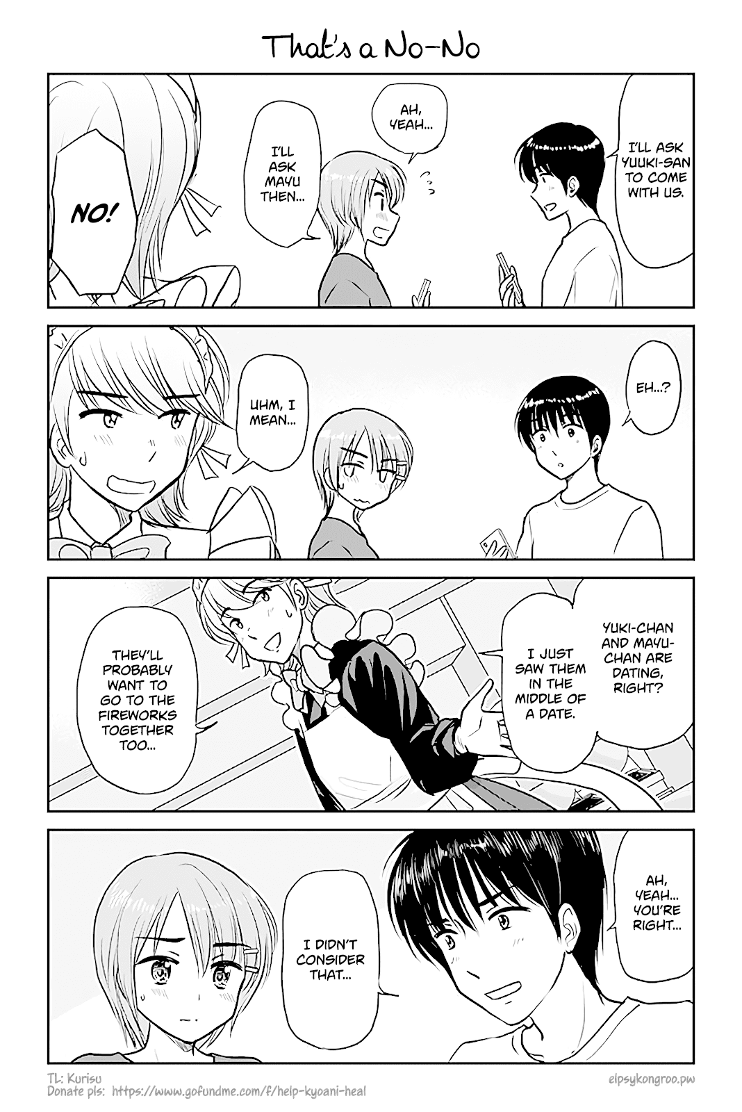 Otome Danshi ni Koisuru Otome Chapter 454 page 1 - Chapter 454: That's a No-No