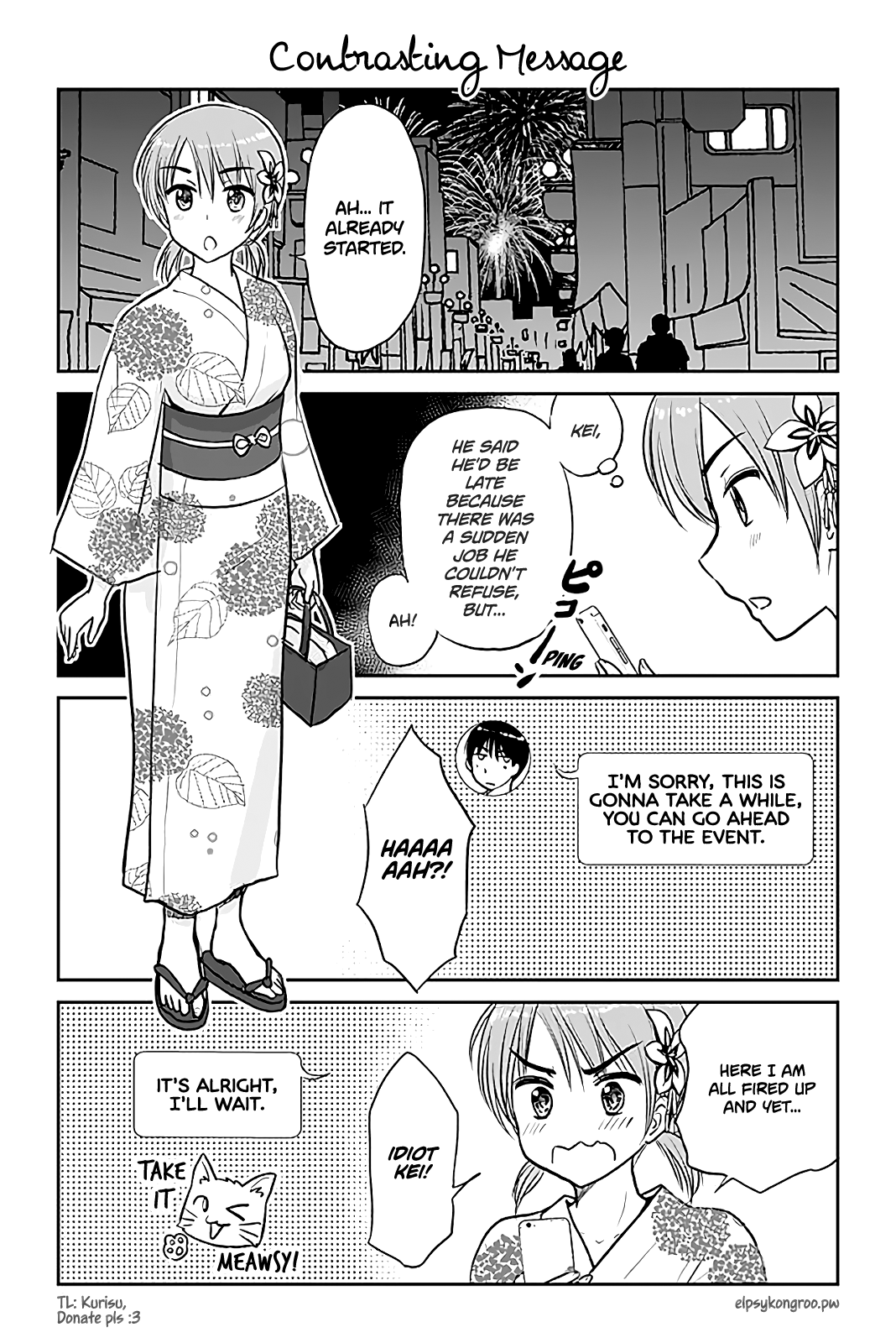 Otome Danshi ni Koisuru Otome Chapter 462 page 1 - Chapter 462: Contrasting Message