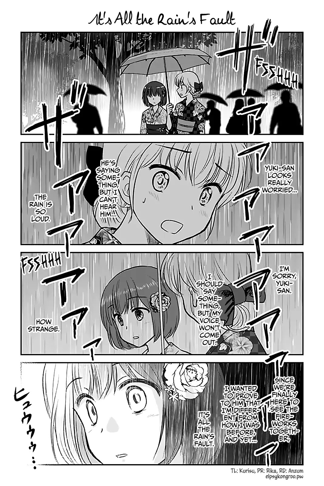 Otome Danshi ni Koisuru Otome Chapter 473 page 1 - Chapter 473: It's All the Rain's Fault
