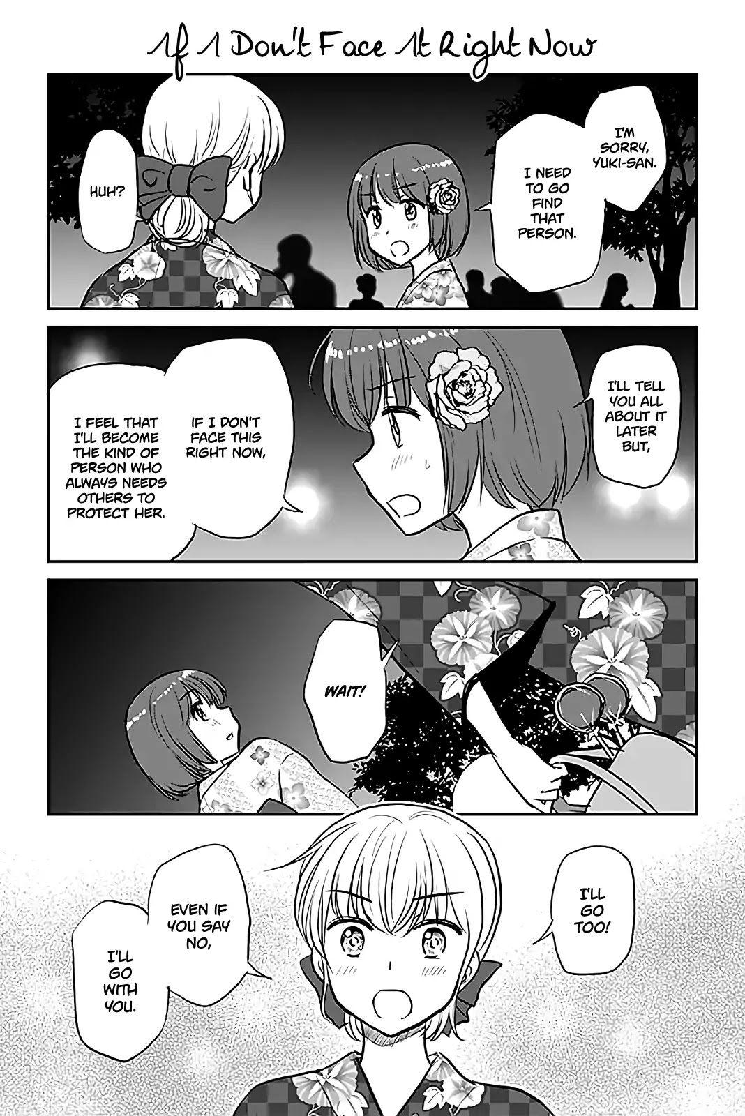 Otome Danshi ni Koisuru Otome Chapter 479 page 1 - Chapter 479: If I Don't Face It Right Now