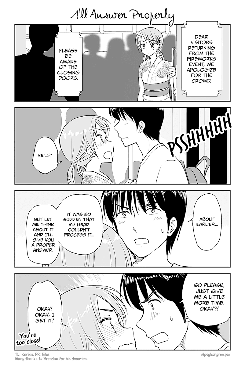 Otome Danshi ni Koisuru Otome Chapter 489 page 1 - Chapter 489: I'll Answer Properly