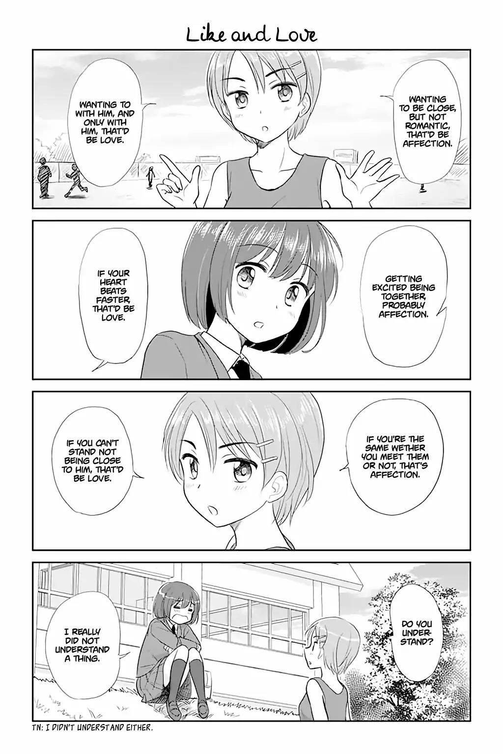 Otome Danshi ni Koisuru Otome Chapter 60 page 1 - Chapter 60: Like and Love