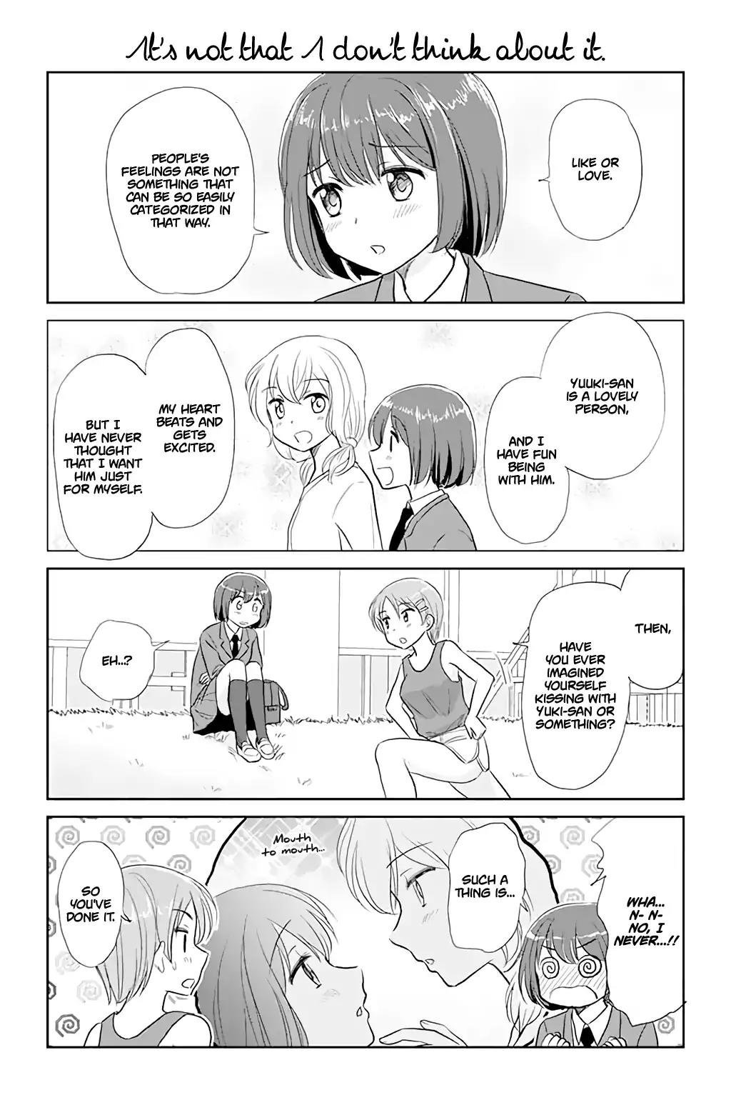 Otome Danshi ni Koisuru Otome Chapter 61 page 1 - Chapter 61: It's not that I don't think about it.