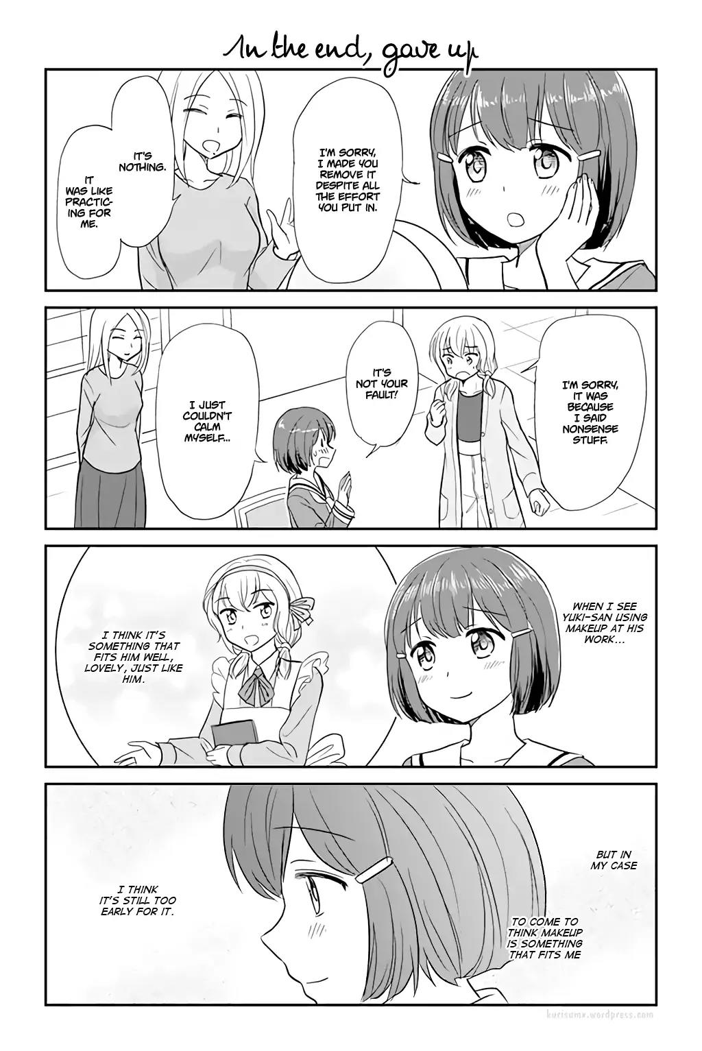 Otome Danshi ni Koisuru Otome Chapter 75 page 1 - Chapter 75: In the end, gave up