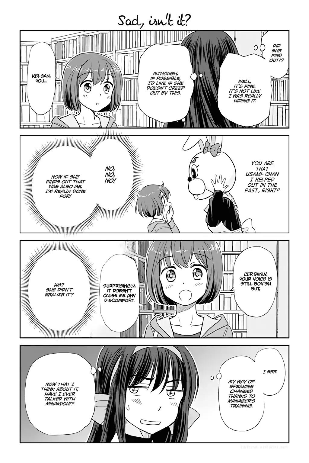 Otome Danshi ni Koisuru Otome Chapter 99 page 1 - Chapter 99: Sad, isn't it?