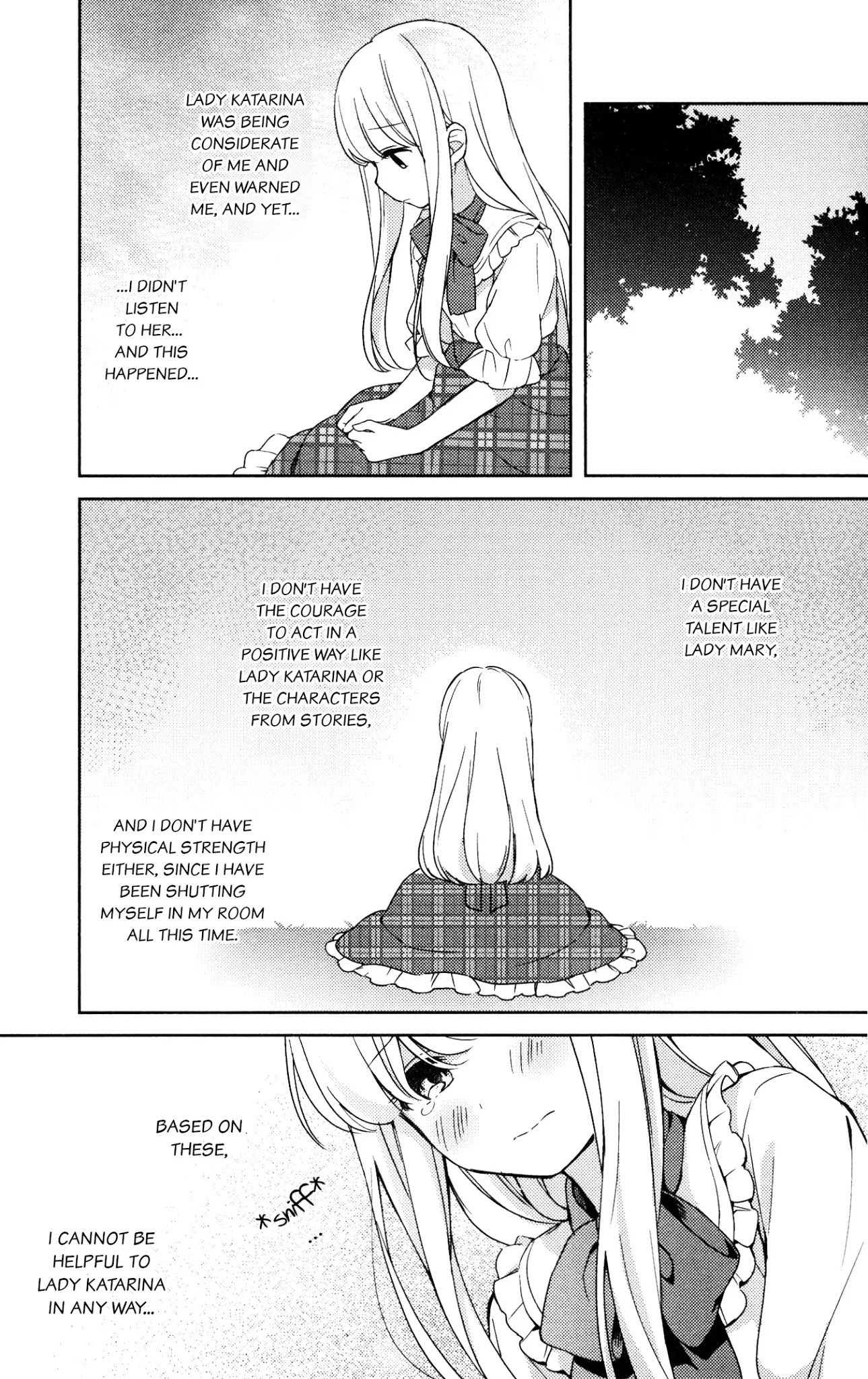 Otome Game no Hametsu Flag shika nai Akuyaku Reijou ni Tensei shite shimatta... GIRLS PATCH Chapter 1 page 13 - Chapter 1: The warmth of the hands (Okara Okara)