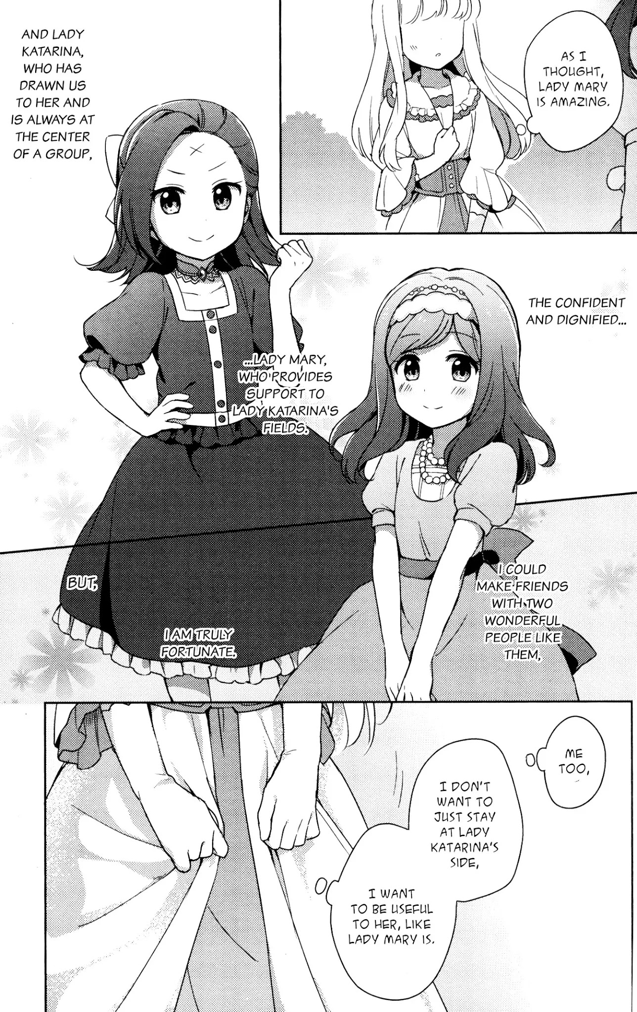 Otome Game no Hametsu Flag shika nai Akuyaku Reijou ni Tensei shite shimatta... GIRLS PATCH Chapter 1 page 7 - Chapter 1: The warmth of the hands (Okara Okara)