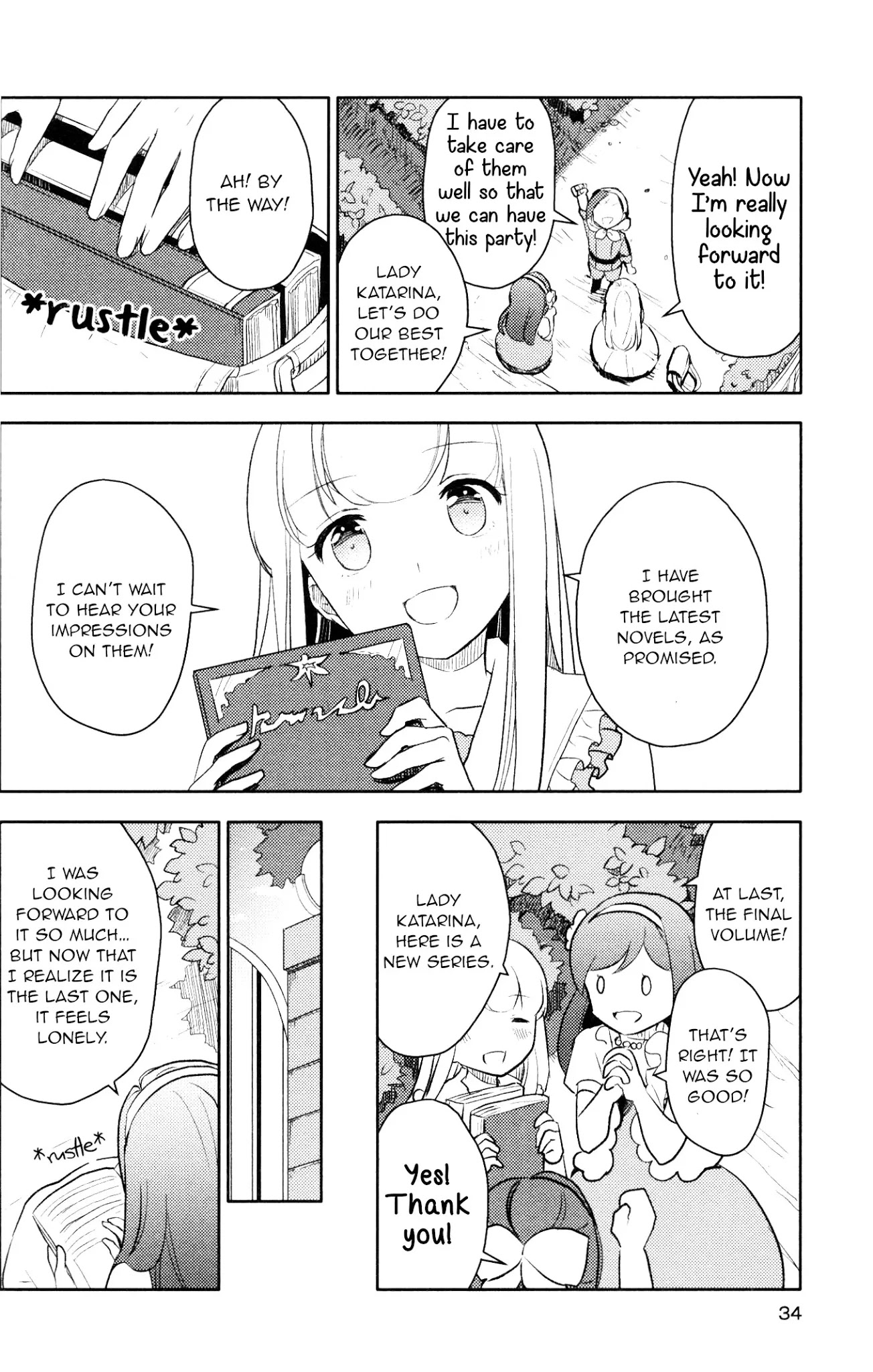 Otome Game no Hametsu Flag shika nai Akuyaku Reijou ni Tensei shite shimatta... GIRLS PATCH Chapter 2 page 8 - Chapter 2: It's a Perfect Garden. (Nacht)
