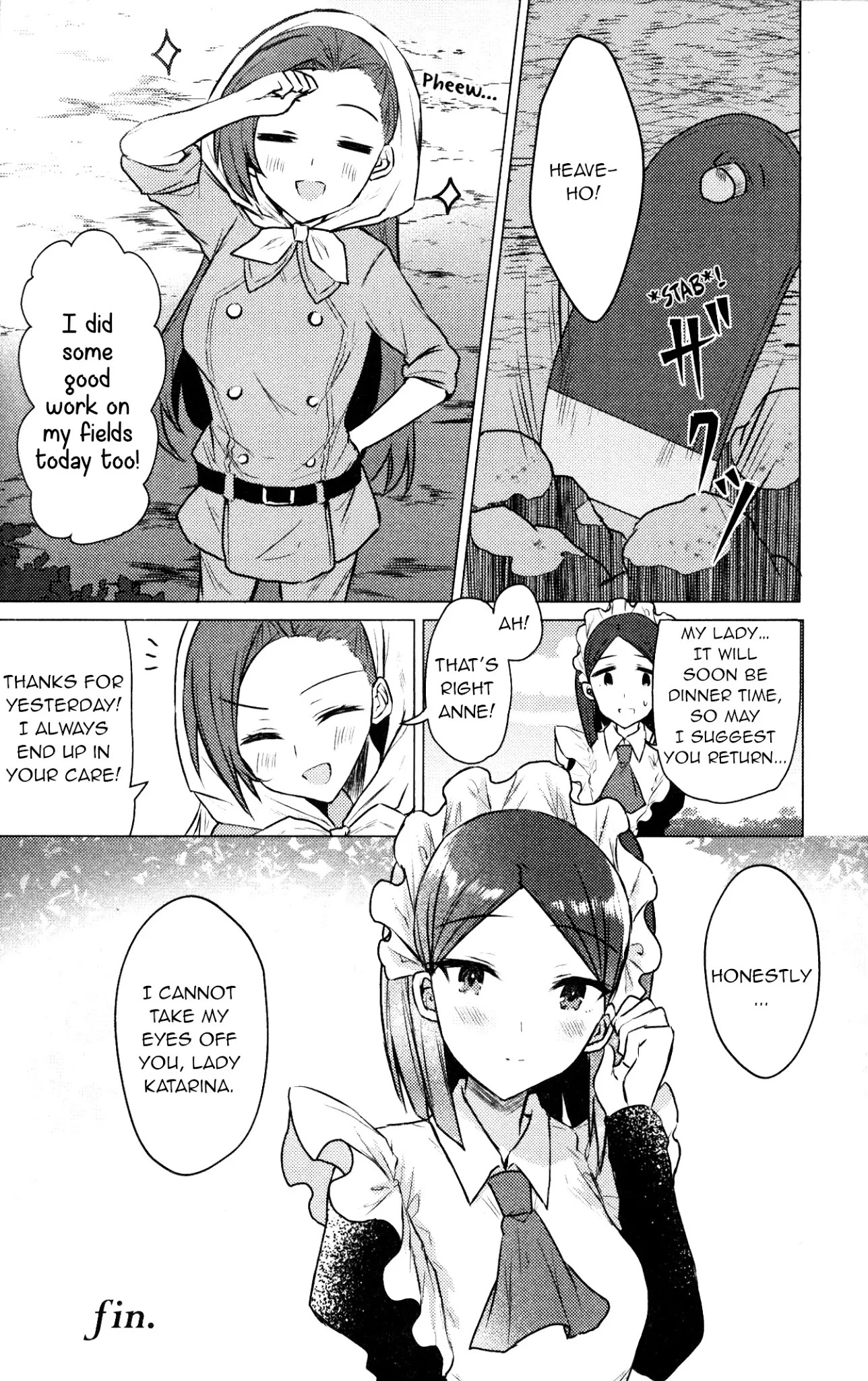Otome Game no Hametsu Flag shika nai Akuyaku Reijou ni Tensei shite shimatta... GIRLS PATCH Chapter 3 page 12 - Chapter 3: Always beside you (Kinona)