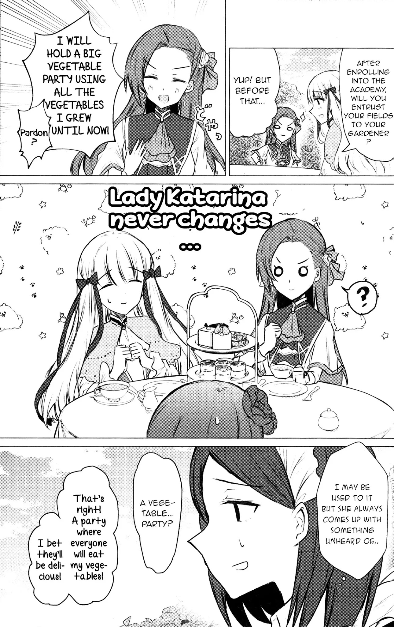 Otome Game no Hametsu Flag shika nai Akuyaku Reijou ni Tensei shite shimatta... GIRLS PATCH Chapter 3 page 7 - Chapter 3: Always beside you (Kinona)