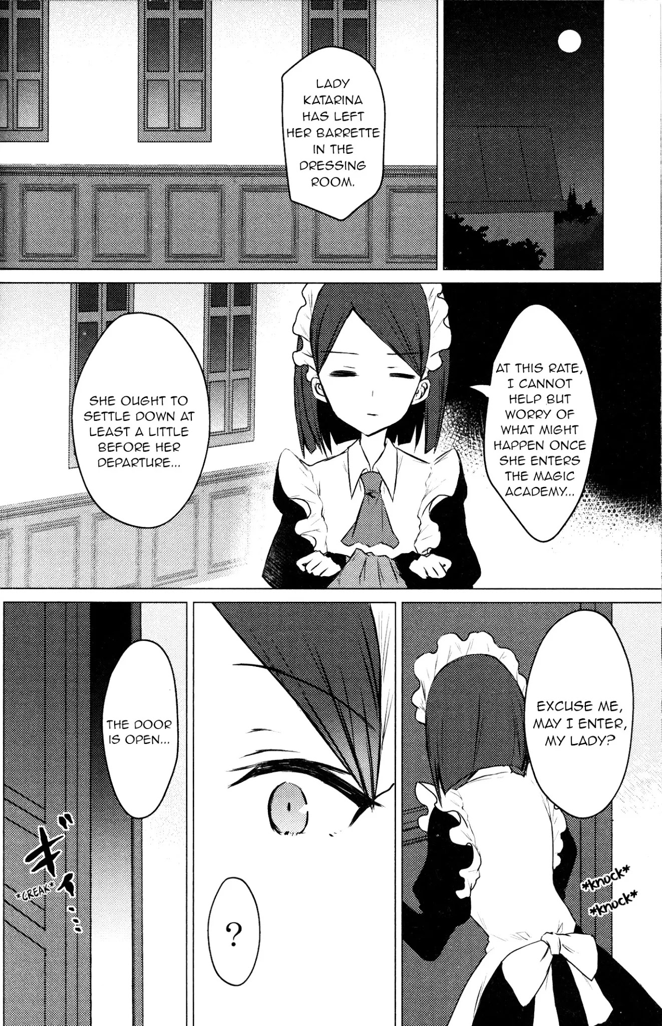 Otome Game no Hametsu Flag shika nai Akuyaku Reijou ni Tensei shite shimatta... GIRLS PATCH Chapter 3 page 8 - Chapter 3: Always beside you (Kinona)