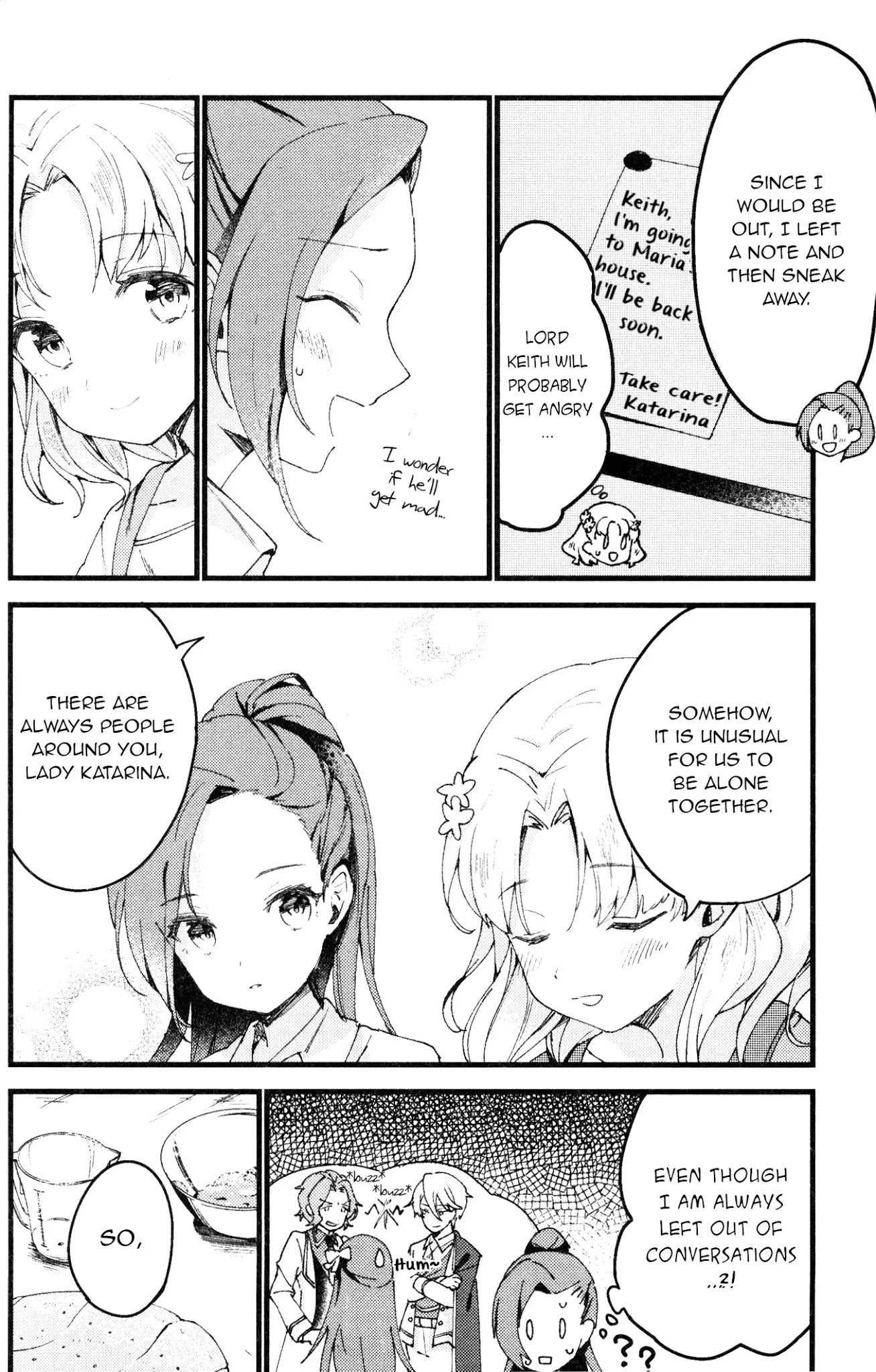 Otome Game no Hametsu Flag shika nai Akuyaku Reijou ni Tensei shite shimatta... GIRLS PATCH Chapter 4 page 4 - Chapter 4: Our tea time together (Kanda Dan)