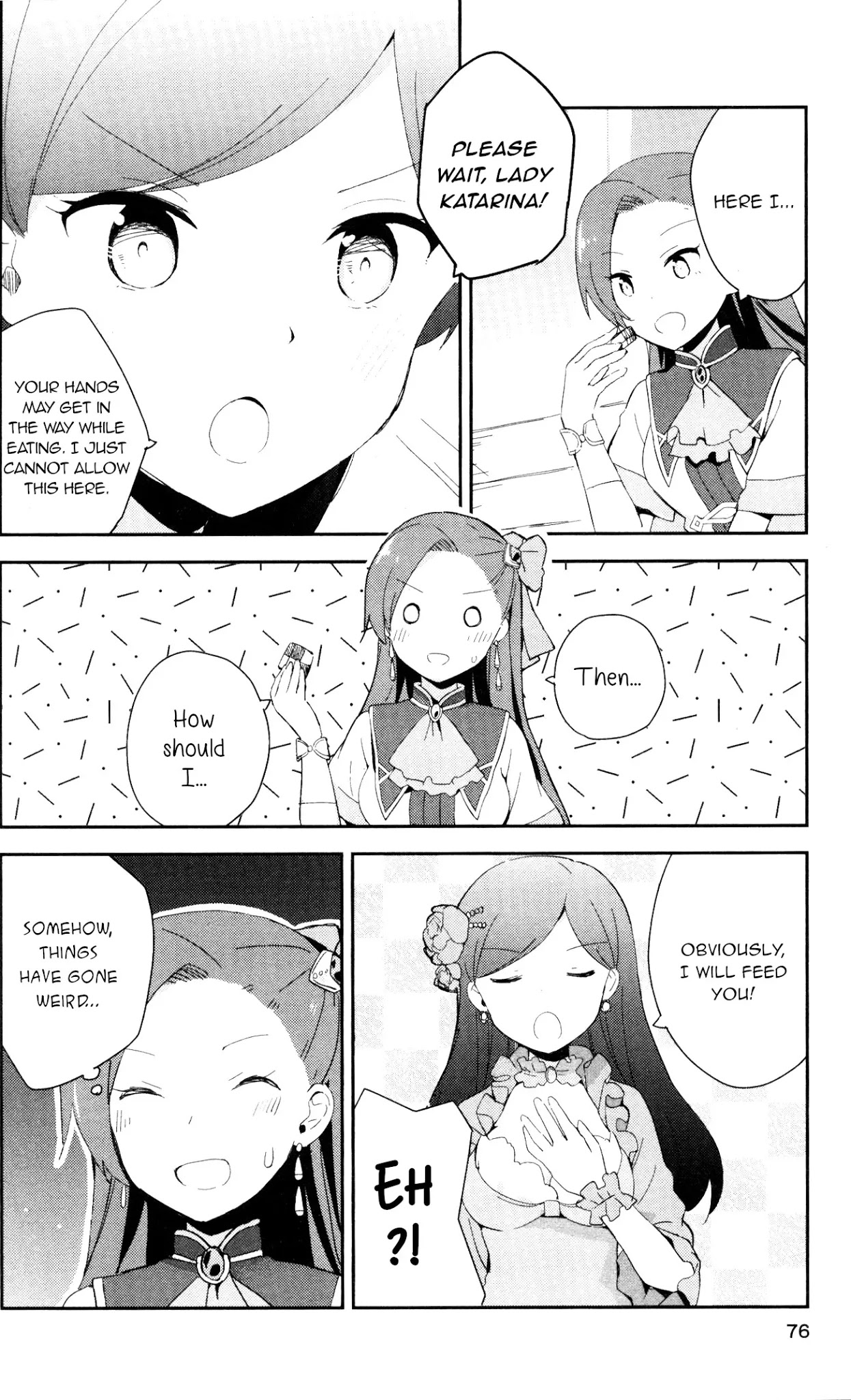 Otome Game no Hametsu Flag shika nai Akuyaku Reijou ni Tensei shite shimatta... GIRLS PATCH Chapter 5 page 10 - Chapter 5: The Lady Katarina Pampering Group (Nonaka Yuu)