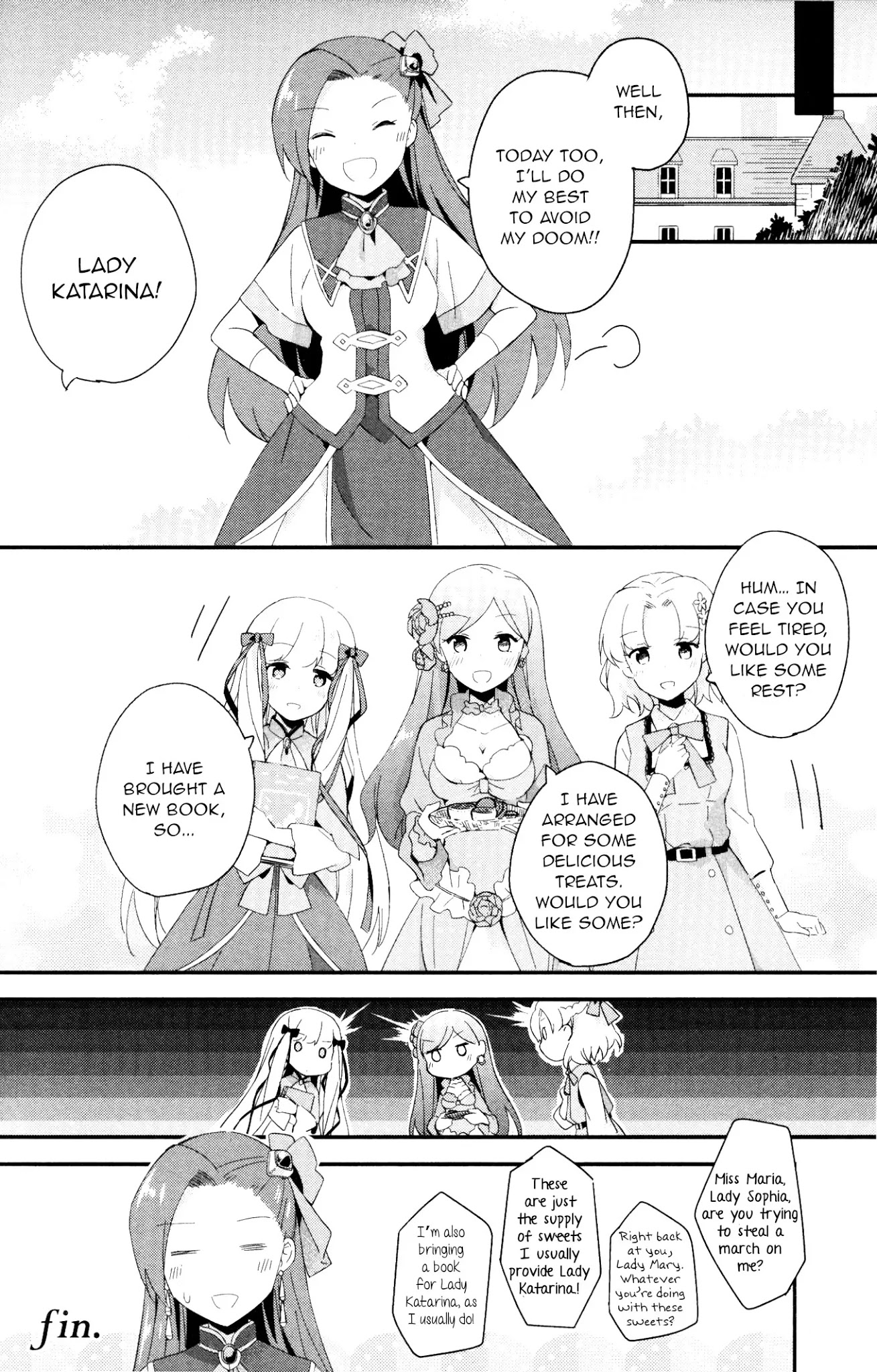 Otome Game no Hametsu Flag shika nai Akuyaku Reijou ni Tensei shite shimatta... GIRLS PATCH Chapter 5 page 20 - Chapter 5: The Lady Katarina Pampering Group (Nonaka Yuu)