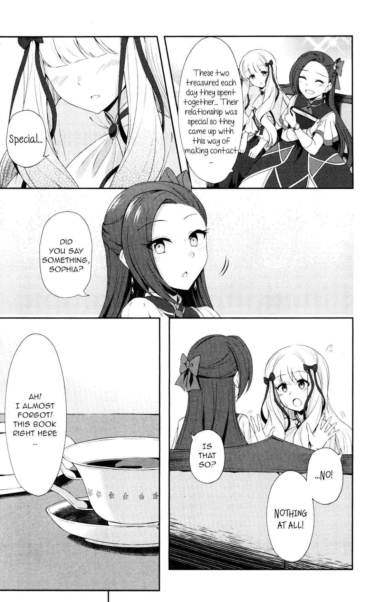Otome Game no Hametsu Flag shika nai Akuyaku Reijou ni Tensei shite shimatta... GIRLS PATCH Chapter 6 page 12 - Chapter 6: Colored Light (Kuroto Yuu)