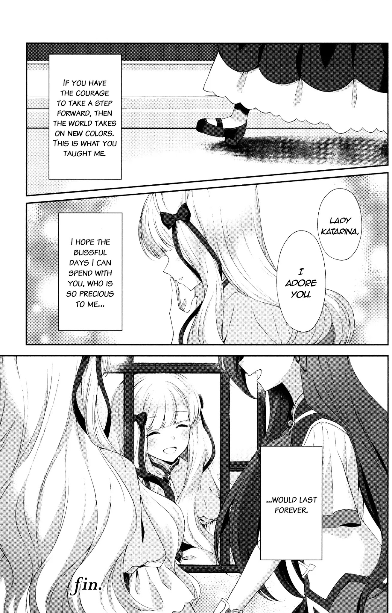 Otome Game no Hametsu Flag shika nai Akuyaku Reijou ni Tensei shite shimatta... GIRLS PATCH Chapter 6 page 19 - Chapter 6: Colored Light (Kuroto Yuu)