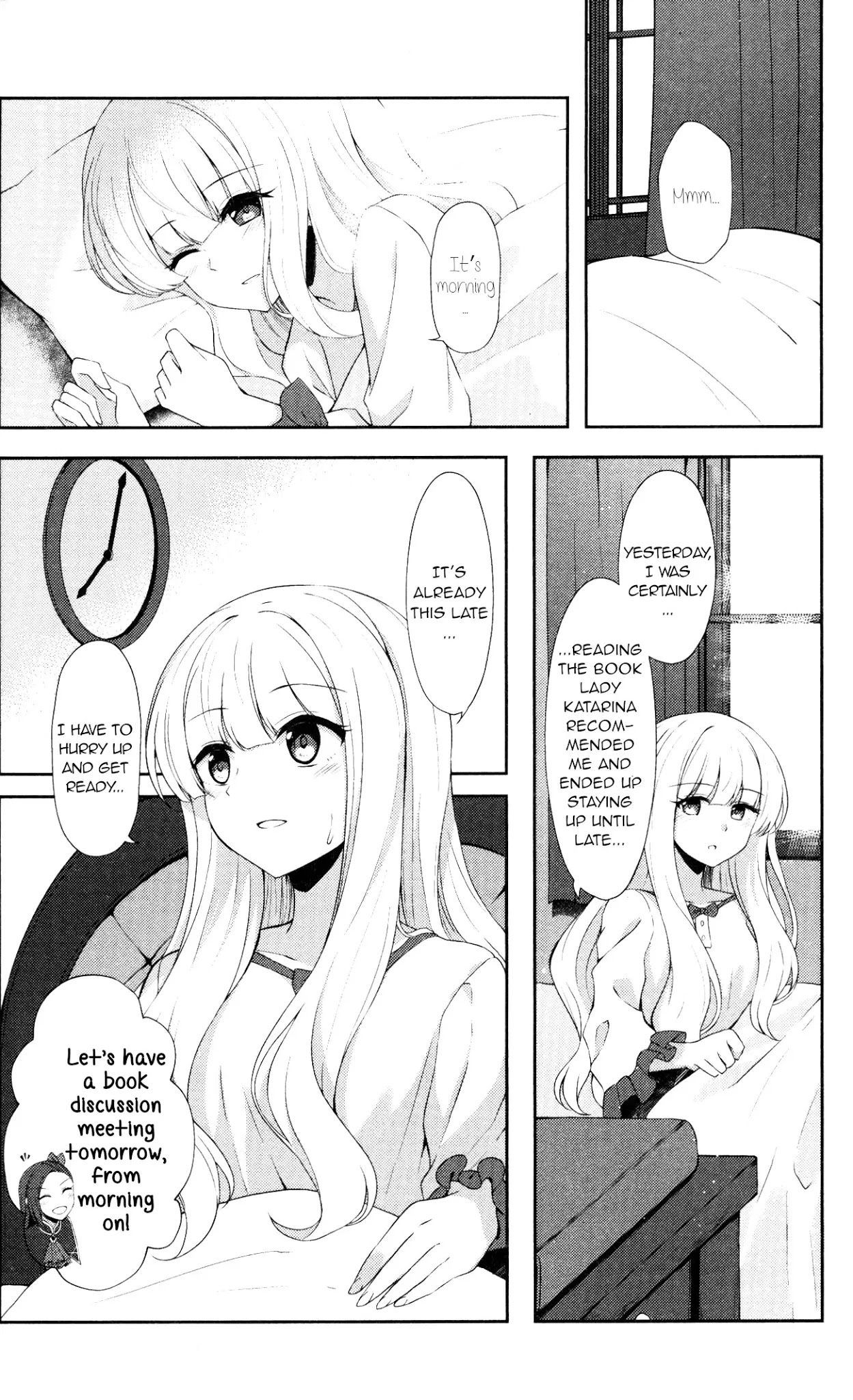 Otome Game no Hametsu Flag shika nai Akuyaku Reijou ni Tensei shite shimatta... GIRLS PATCH Chapter 6 page 4 - Chapter 6: Colored Light (Kuroto Yuu)