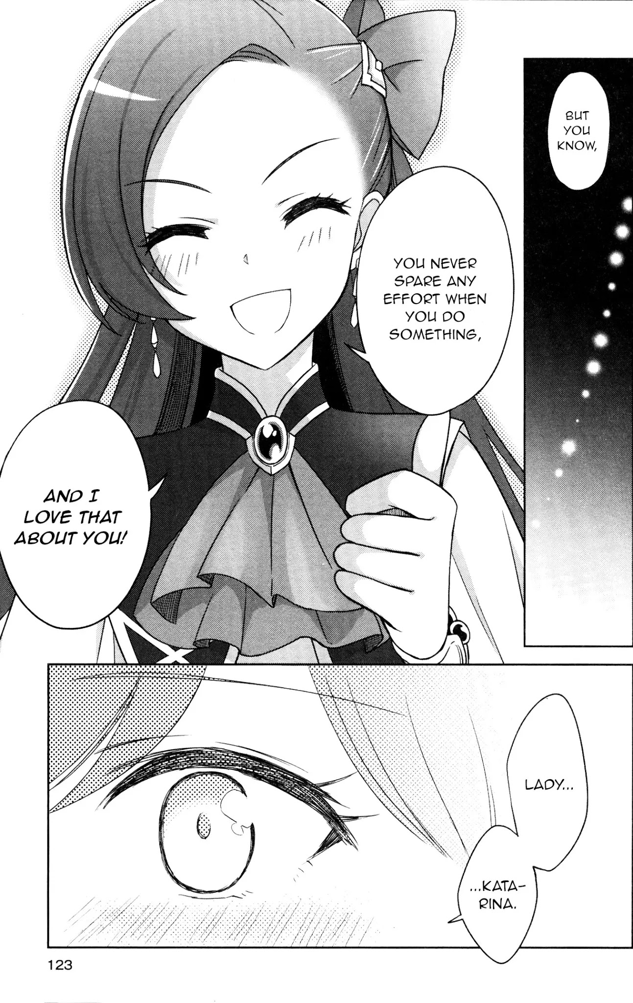 Otome Game no Hametsu Flag shika nai Akuyaku Reijou ni Tensei shite shimatta... GIRLS PATCH Chapter 7 page 15 - Chapter 7: Green Sparkle (Kamegoya Sato)