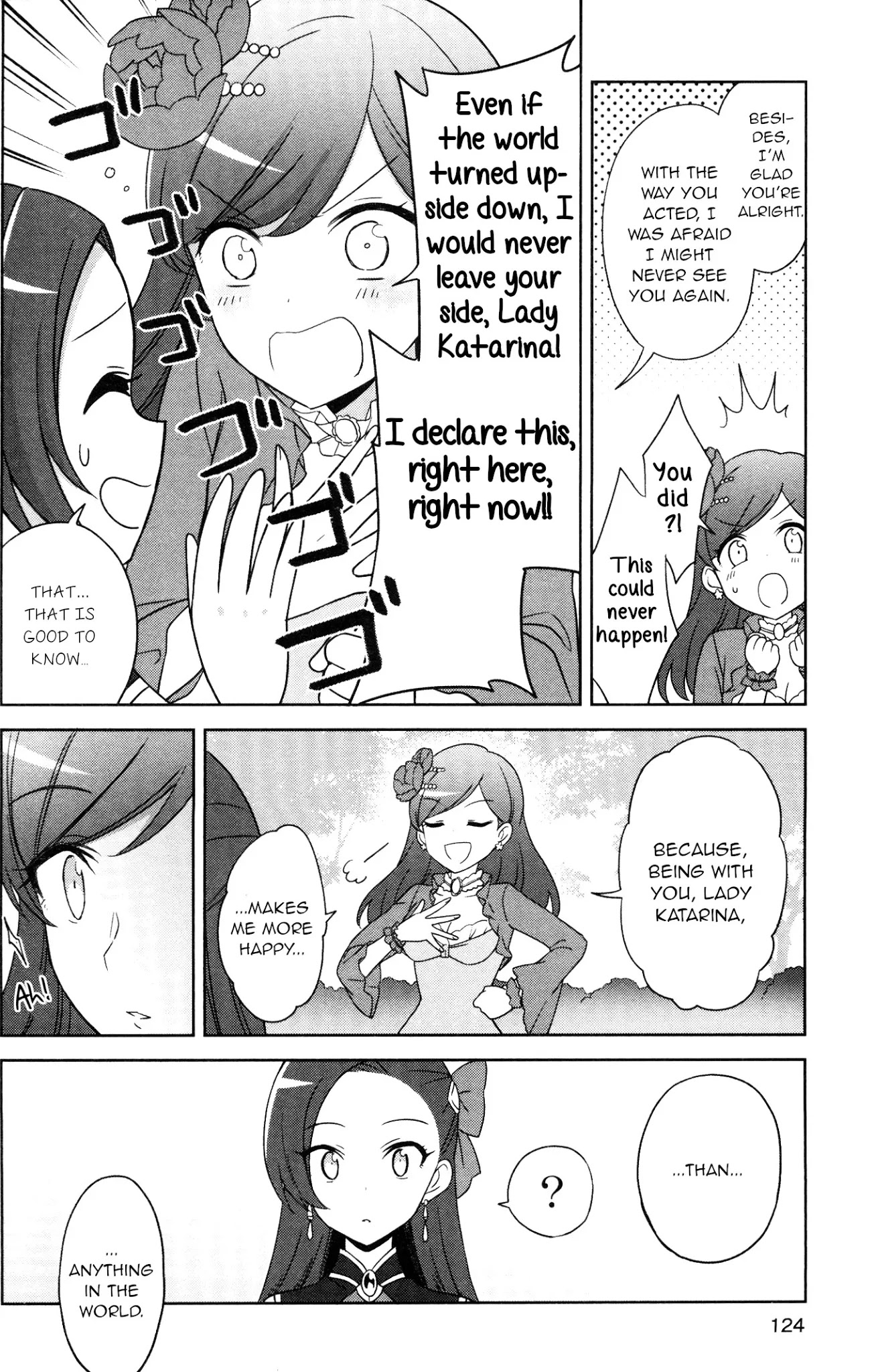 Otome Game no Hametsu Flag shika nai Akuyaku Reijou ni Tensei shite shimatta... GIRLS PATCH Chapter 7 page 16 - Chapter 7: Green Sparkle (Kamegoya Sato)