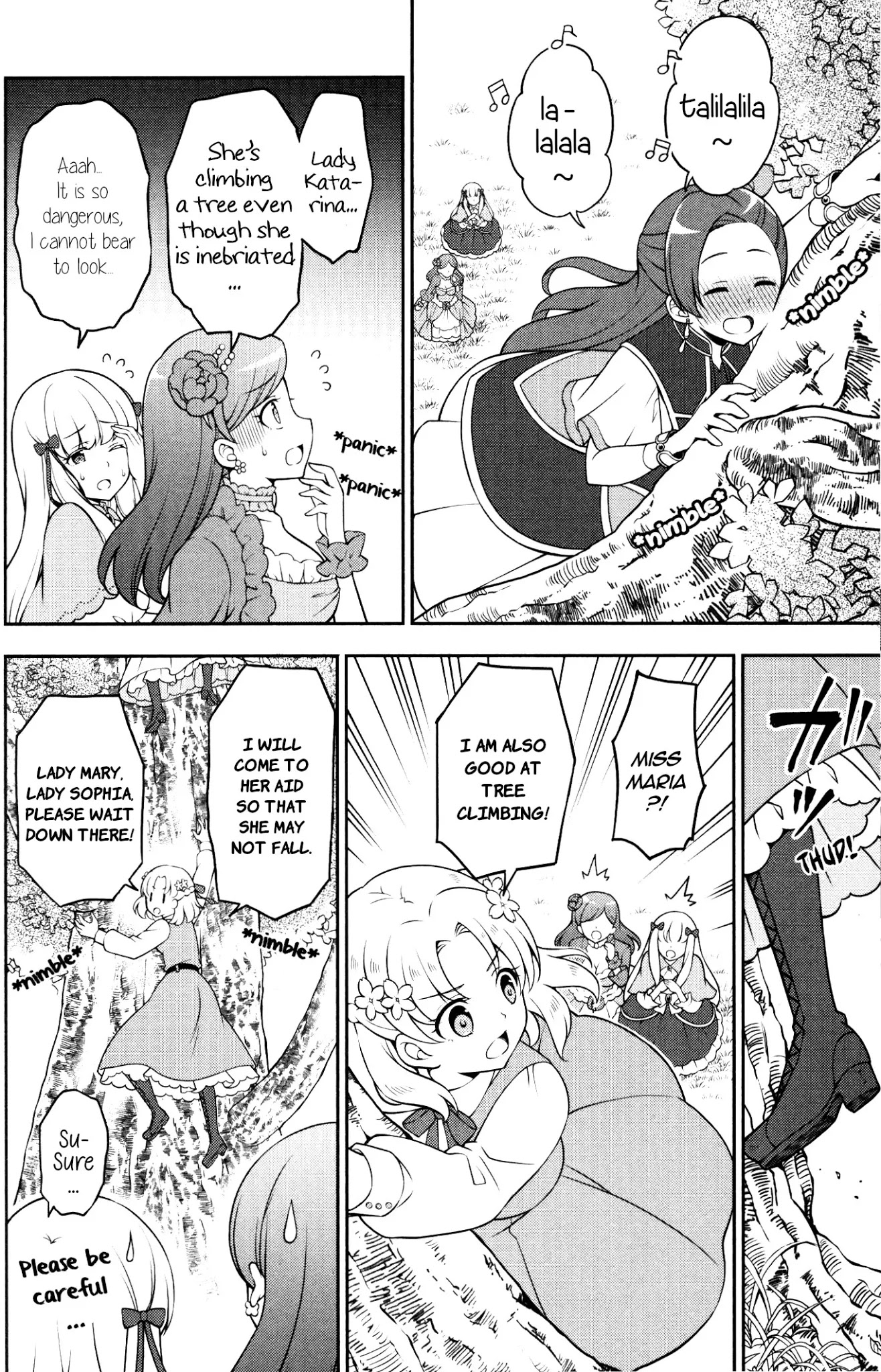 Otome Game no Hametsu Flag shika nai Akuyaku Reijou ni Tensei shite shimatta... GIRLS PATCH Chapter 8 page 10 - Chapter 8: Charming Devil Katarina is out of control! (Sakurai Makoto)